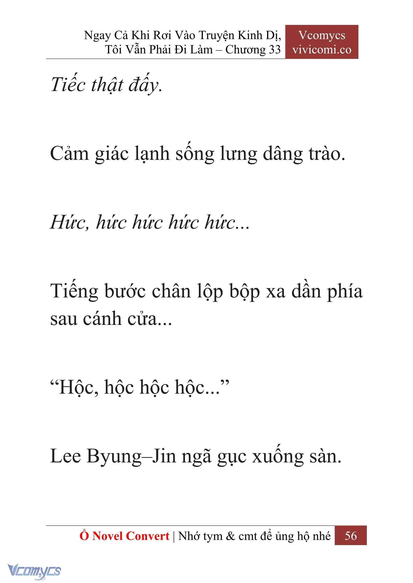 [Novel] Ngay Cả Khi Rơi Vào Truyện Kinh Dị, Tôi Vẫn Phải Đi Làm Chapter  33 - 58