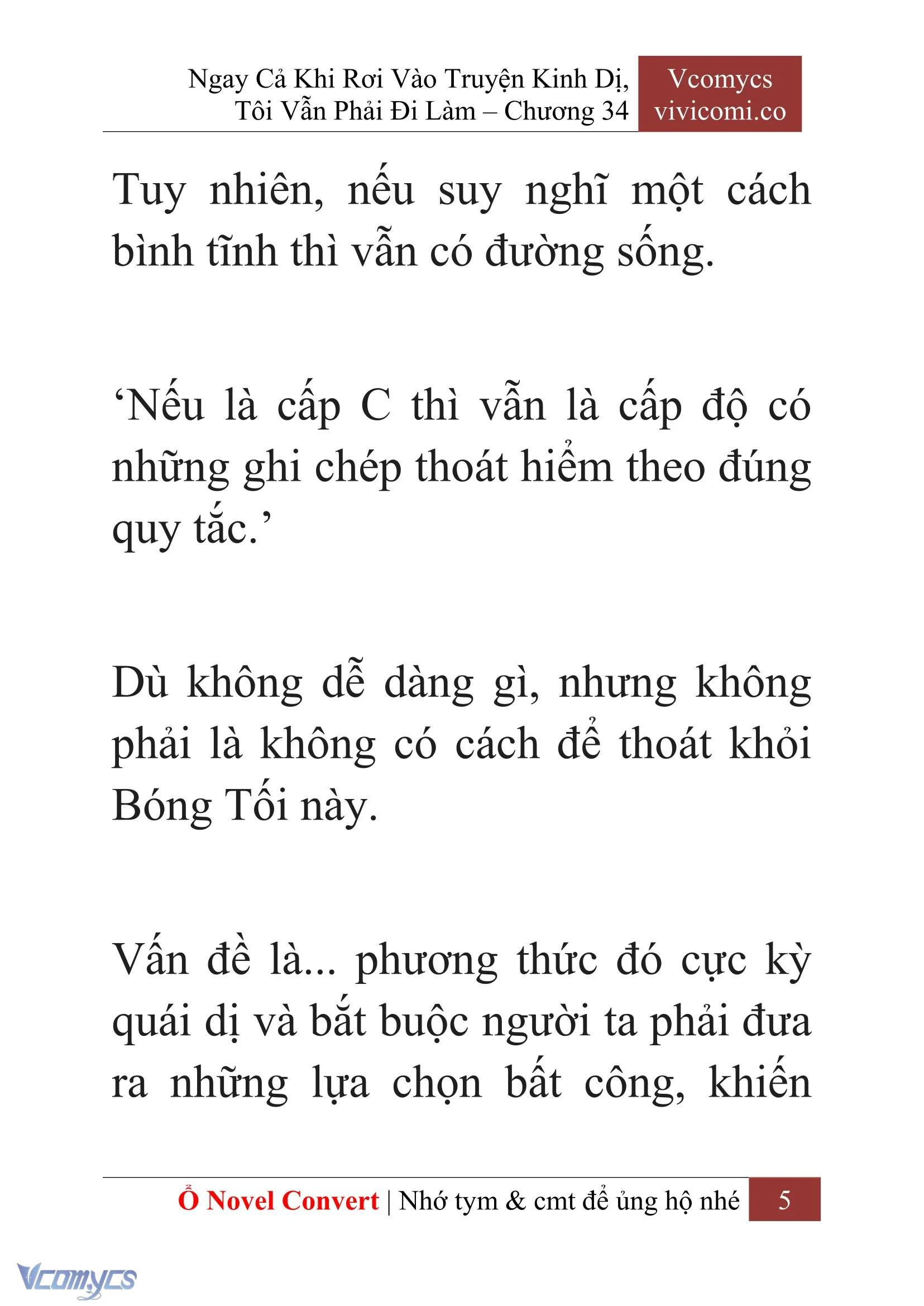 [Novel] Ngay Cả Khi Rơi Vào Truyện Kinh Dị, Tôi Vẫn Phải Đi Làm Chapter  34 - 7