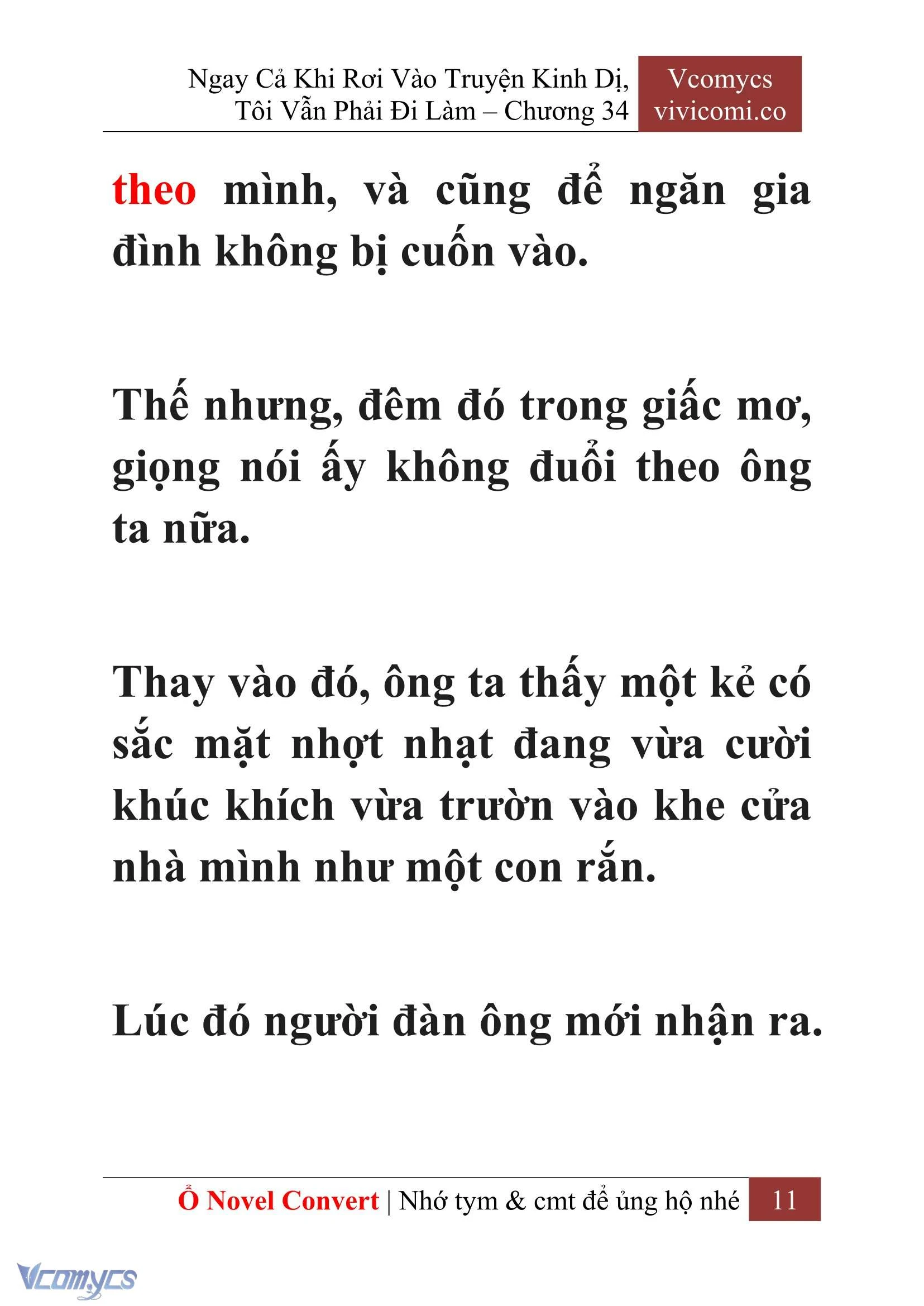 [Novel] Ngay Cả Khi Rơi Vào Truyện Kinh Dị, Tôi Vẫn Phải Đi Làm Chapter  34 - 13