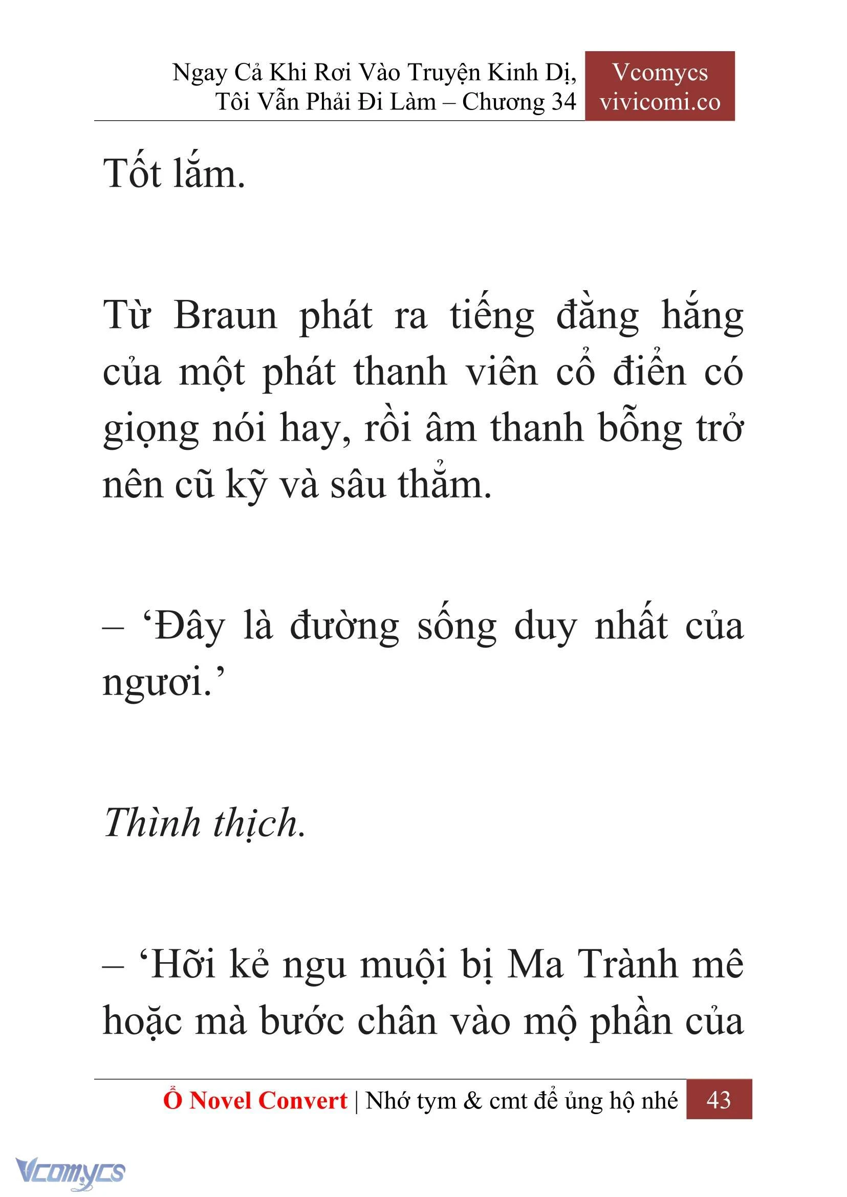 [Novel] Ngay Cả Khi Rơi Vào Truyện Kinh Dị, Tôi Vẫn Phải Đi Làm Chapter  34 - 45