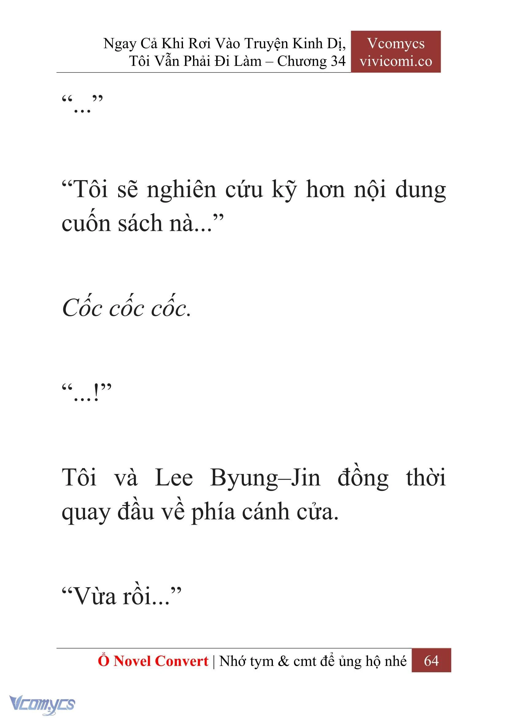 [Novel] Ngay Cả Khi Rơi Vào Truyện Kinh Dị, Tôi Vẫn Phải Đi Làm Chapter  34 - 66