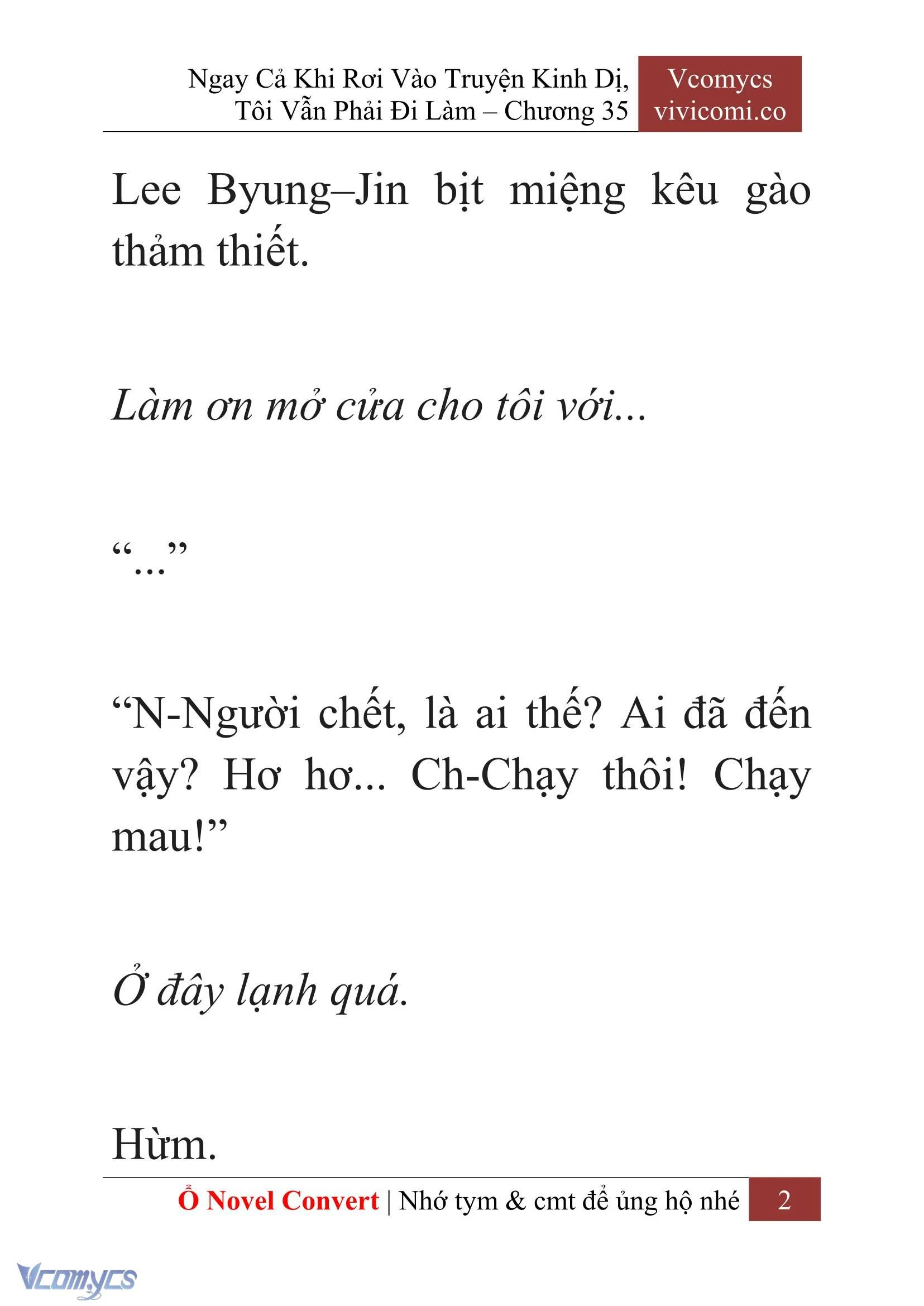 [Novel] Ngay Cả Khi Rơi Vào Truyện Kinh Dị, Tôi Vẫn Phải Đi Làm Chapter  35 - 4