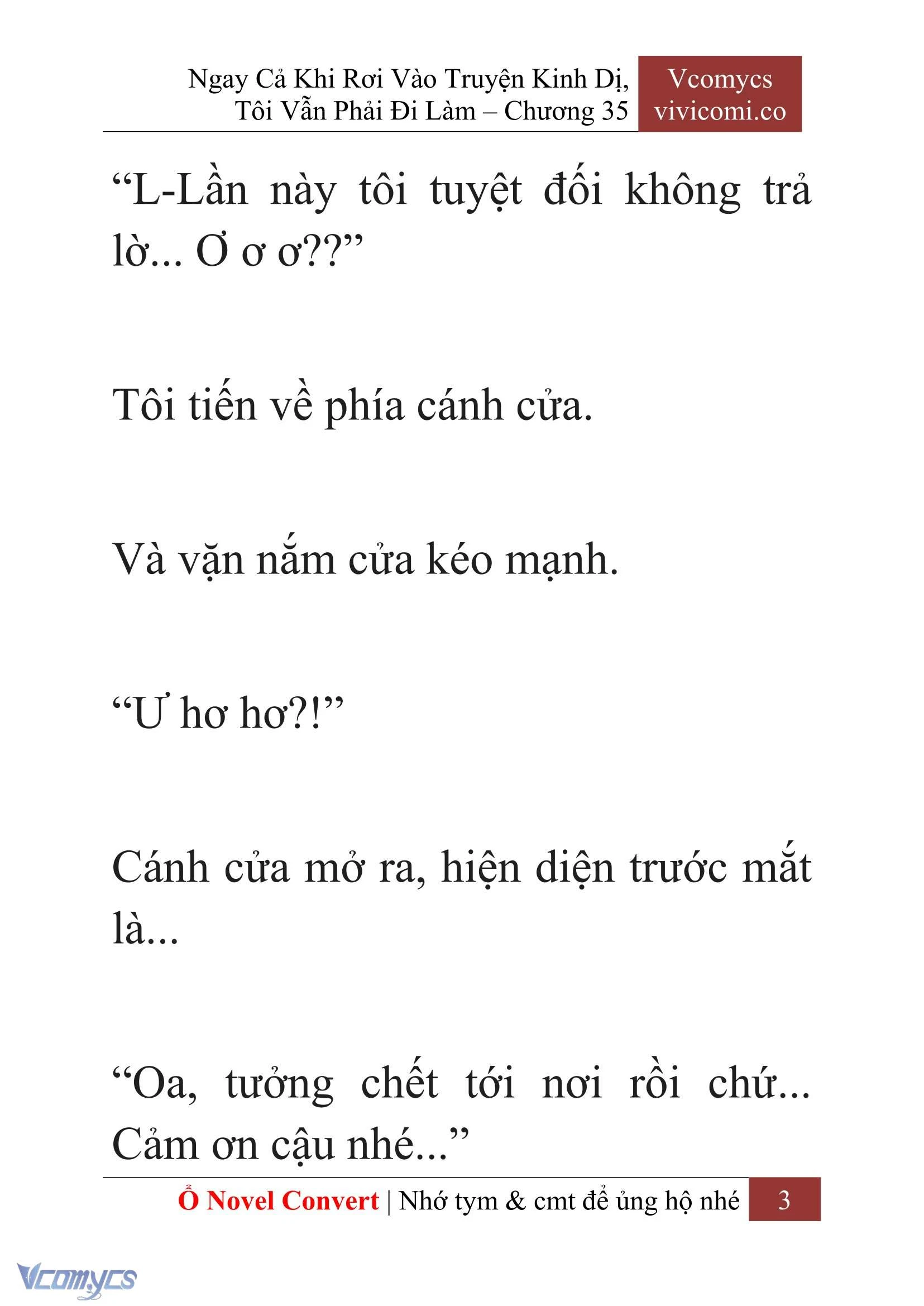 [Novel] Ngay Cả Khi Rơi Vào Truyện Kinh Dị, Tôi Vẫn Phải Đi Làm Chapter  35 - 5