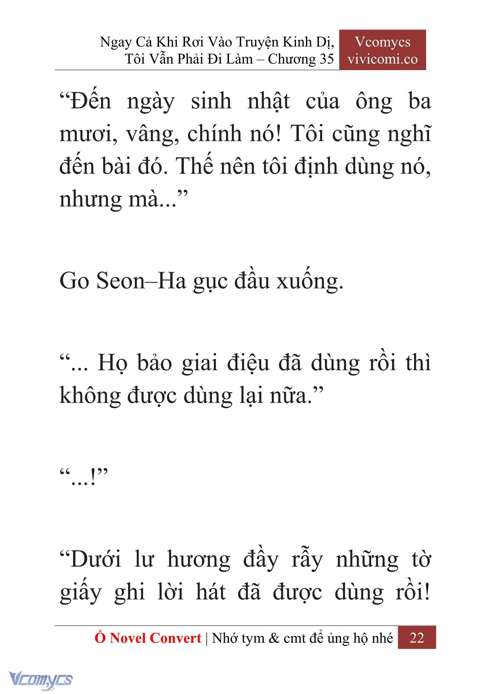 [Novel] Ngay Cả Khi Rơi Vào Truyện Kinh Dị, Tôi Vẫn Phải Đi Làm Chapter  35 - 24
