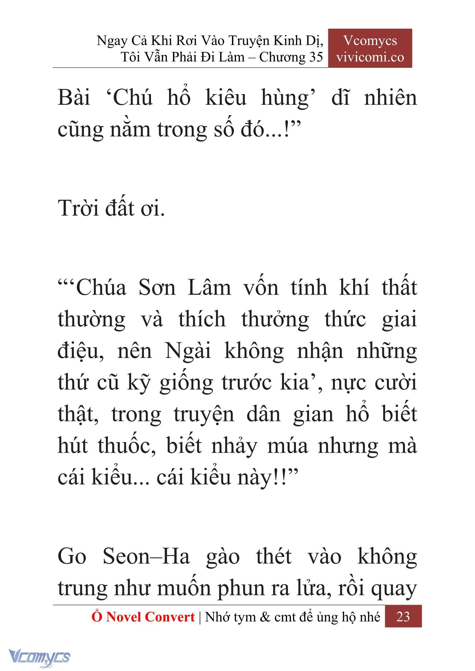 [Novel] Ngay Cả Khi Rơi Vào Truyện Kinh Dị, Tôi Vẫn Phải Đi Làm Chapter  35 - 25