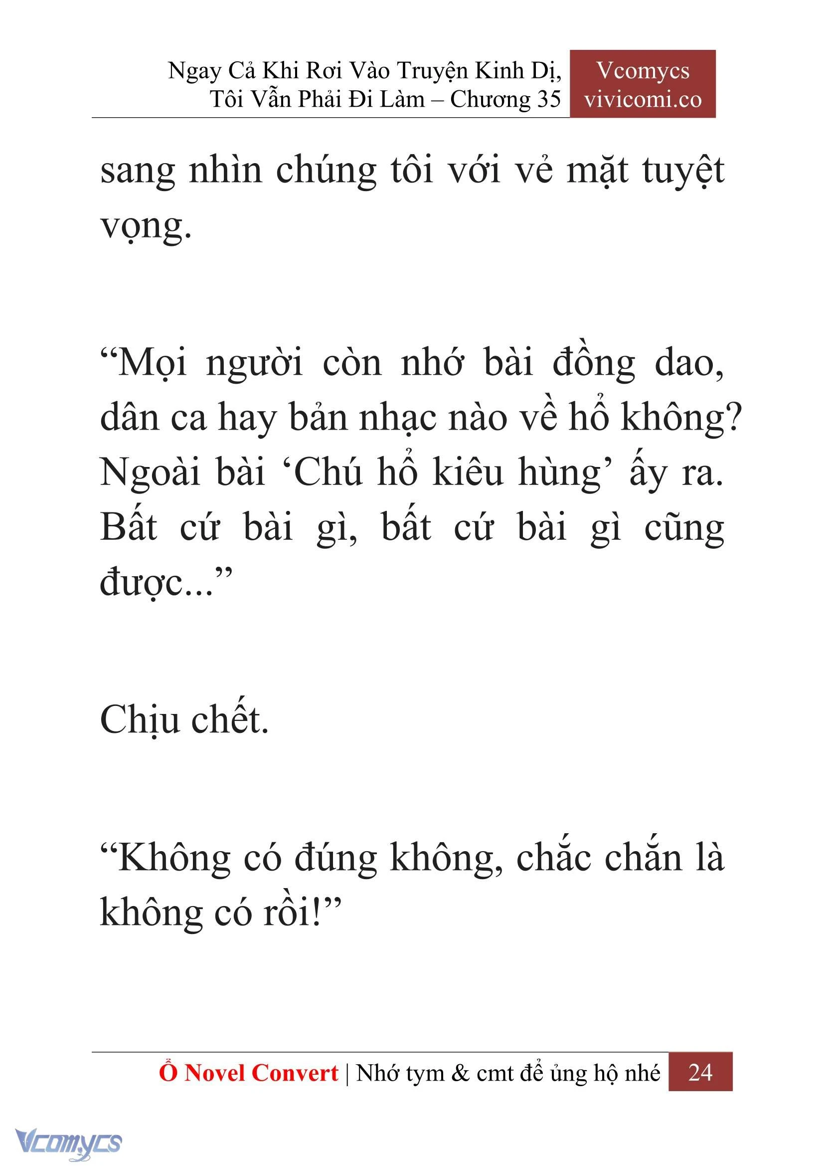 [Novel] Ngay Cả Khi Rơi Vào Truyện Kinh Dị, Tôi Vẫn Phải Đi Làm Chapter  35 - 26