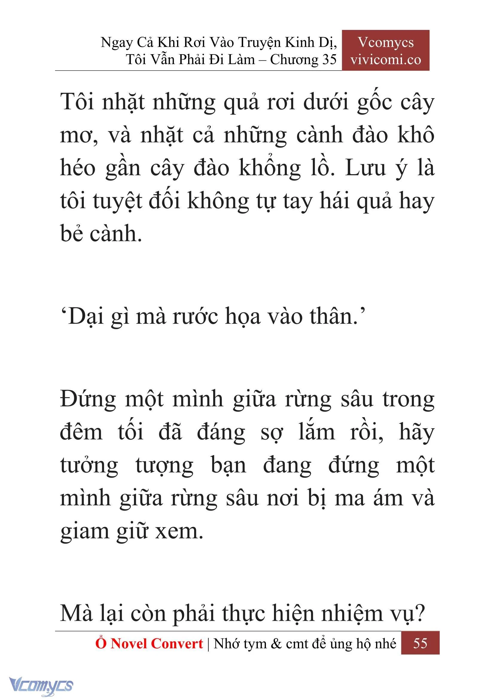 [Novel] Ngay Cả Khi Rơi Vào Truyện Kinh Dị, Tôi Vẫn Phải Đi Làm Chapter  35 - 57