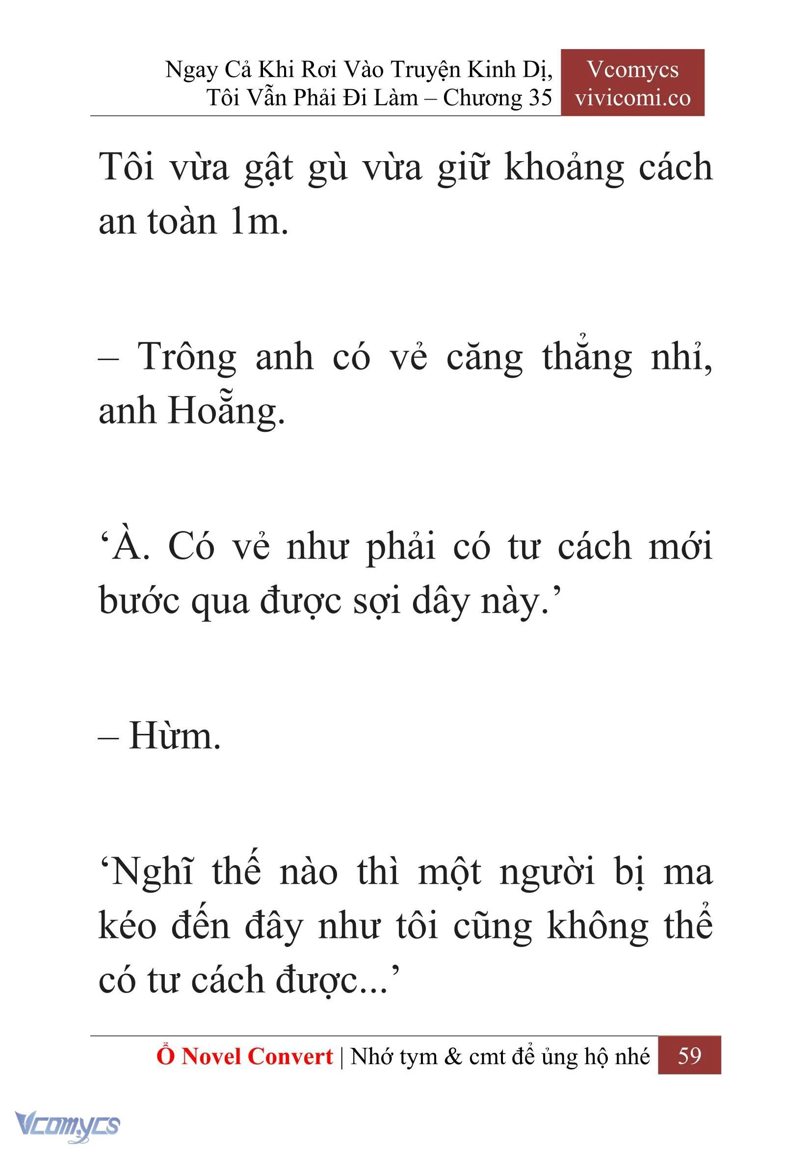 [Novel] Ngay Cả Khi Rơi Vào Truyện Kinh Dị, Tôi Vẫn Phải Đi Làm Chapter  35 - 61