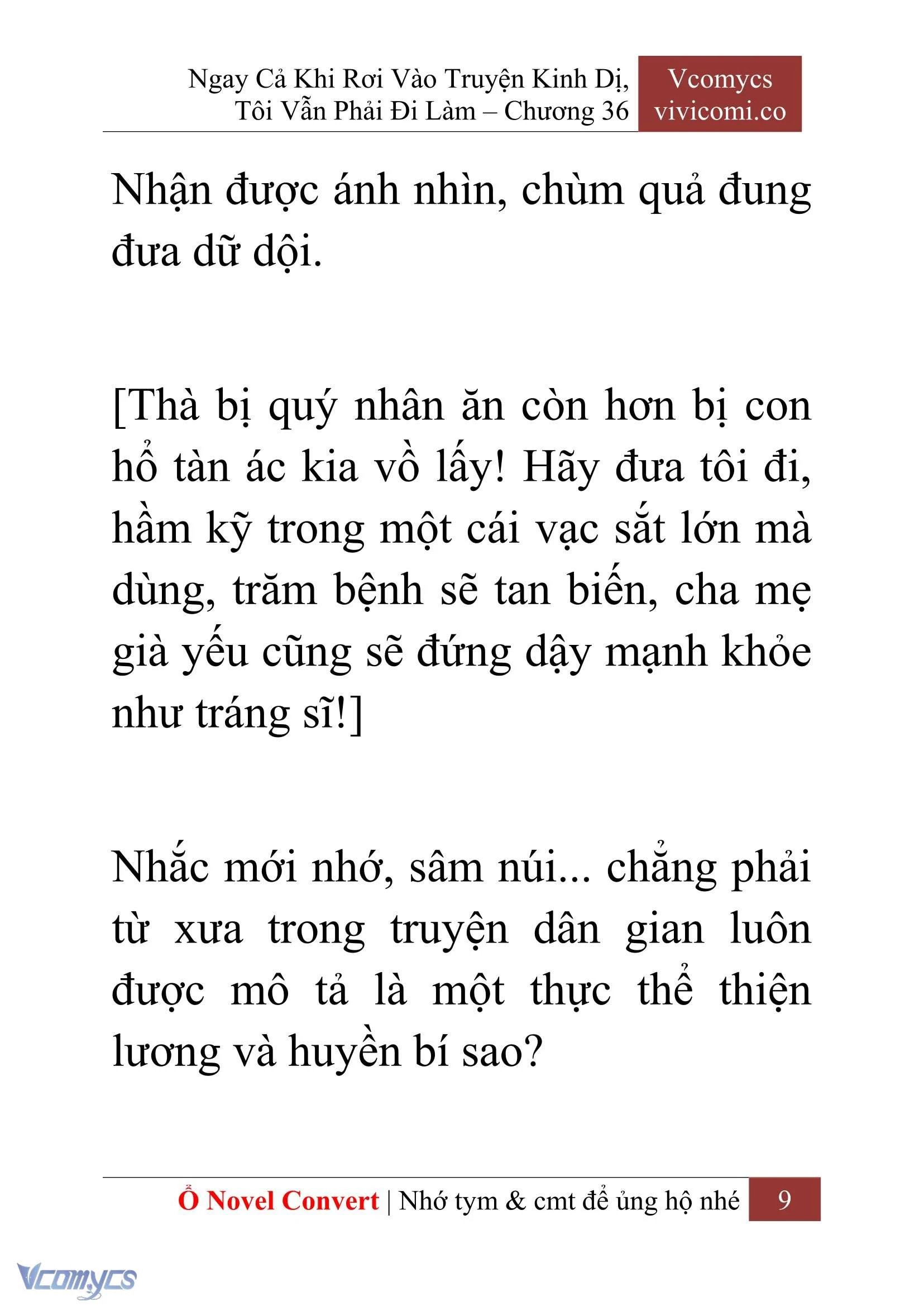 [Novel] Ngay Cả Khi Rơi Vào Truyện Kinh Dị, Tôi Vẫn Phải Đi Làm Chapter  36 - 11