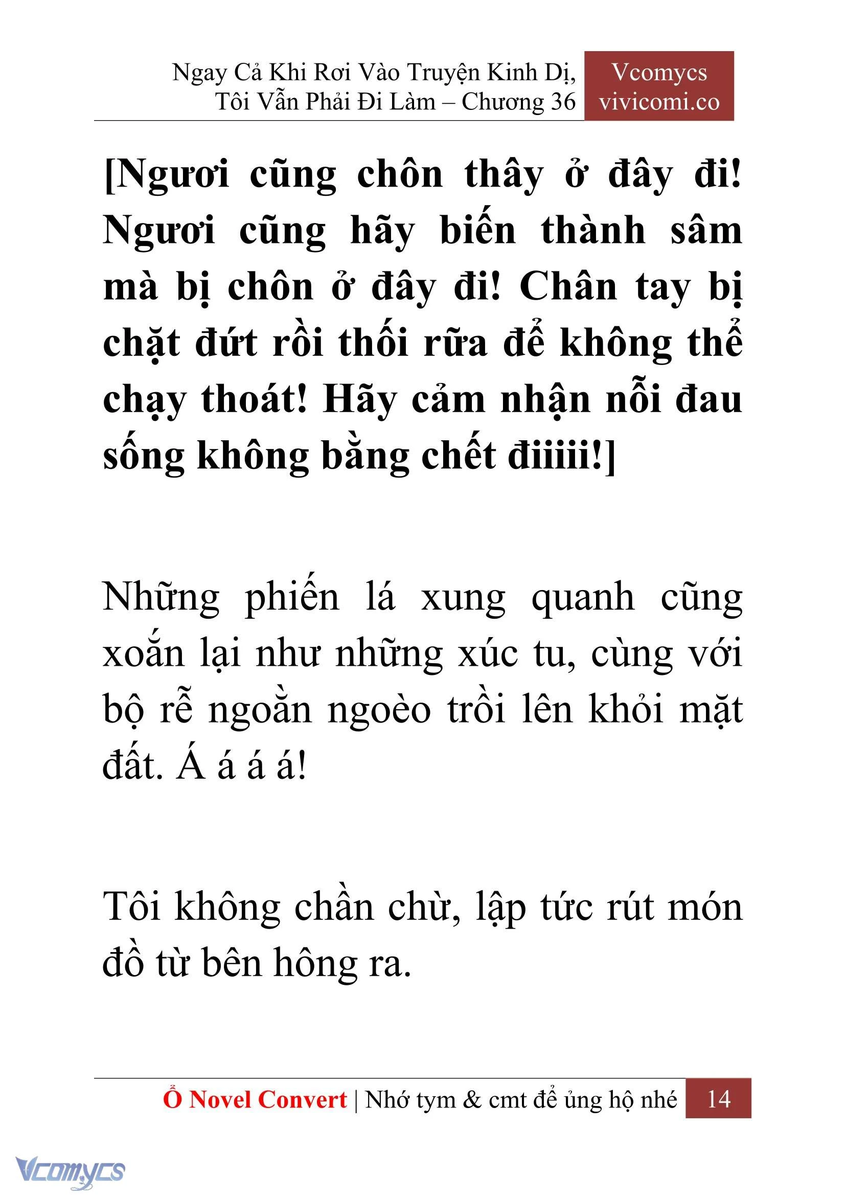 [Novel] Ngay Cả Khi Rơi Vào Truyện Kinh Dị, Tôi Vẫn Phải Đi Làm Chapter  36 - 16