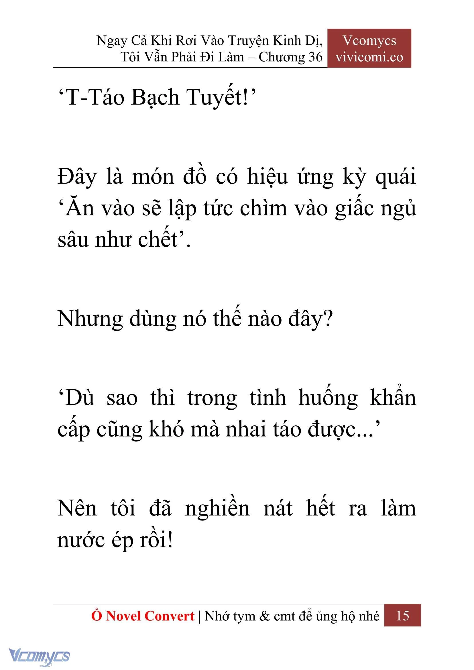 [Novel] Ngay Cả Khi Rơi Vào Truyện Kinh Dị, Tôi Vẫn Phải Đi Làm Chapter  36 - 17