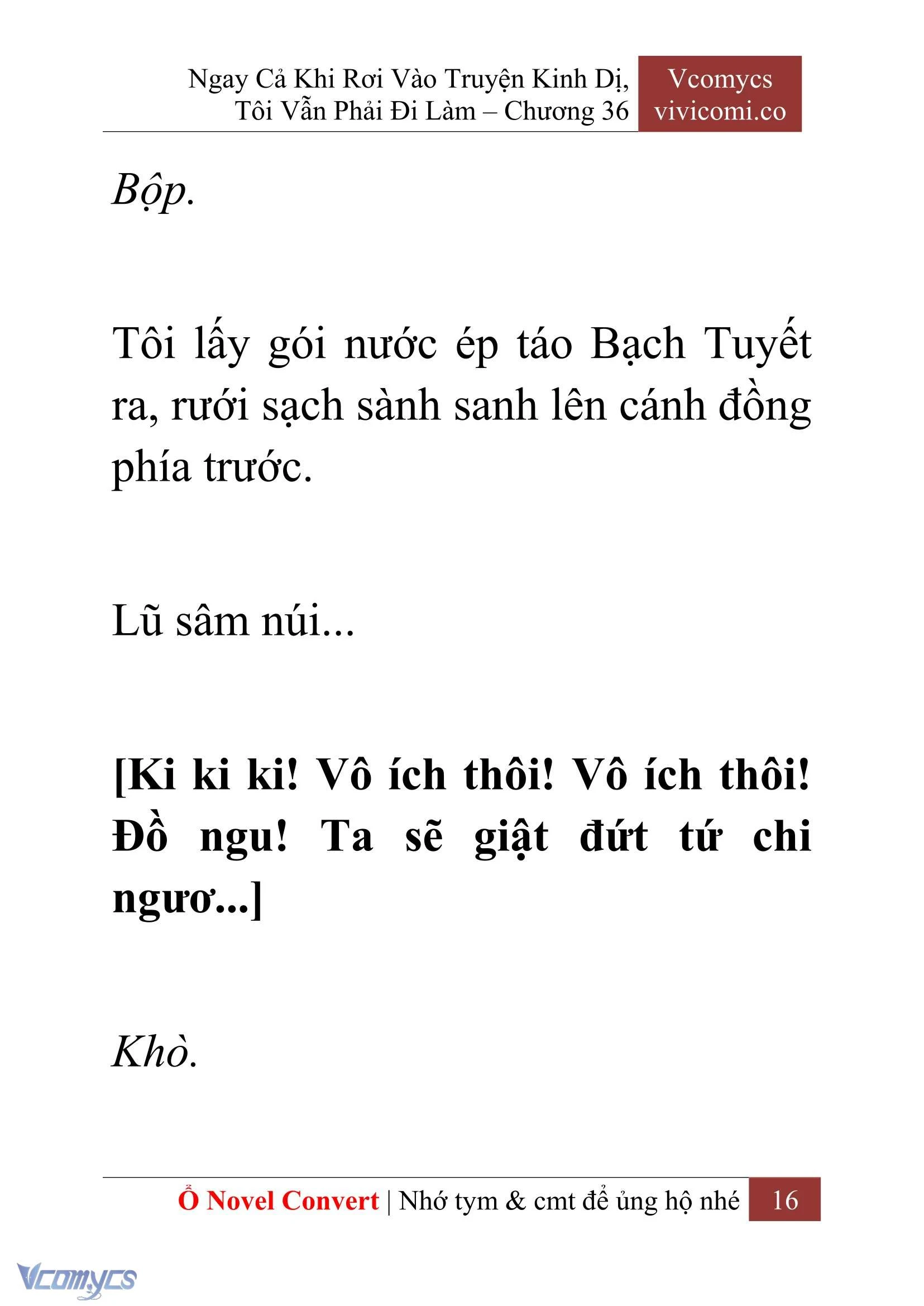 [Novel] Ngay Cả Khi Rơi Vào Truyện Kinh Dị, Tôi Vẫn Phải Đi Làm Chapter  36 - 18