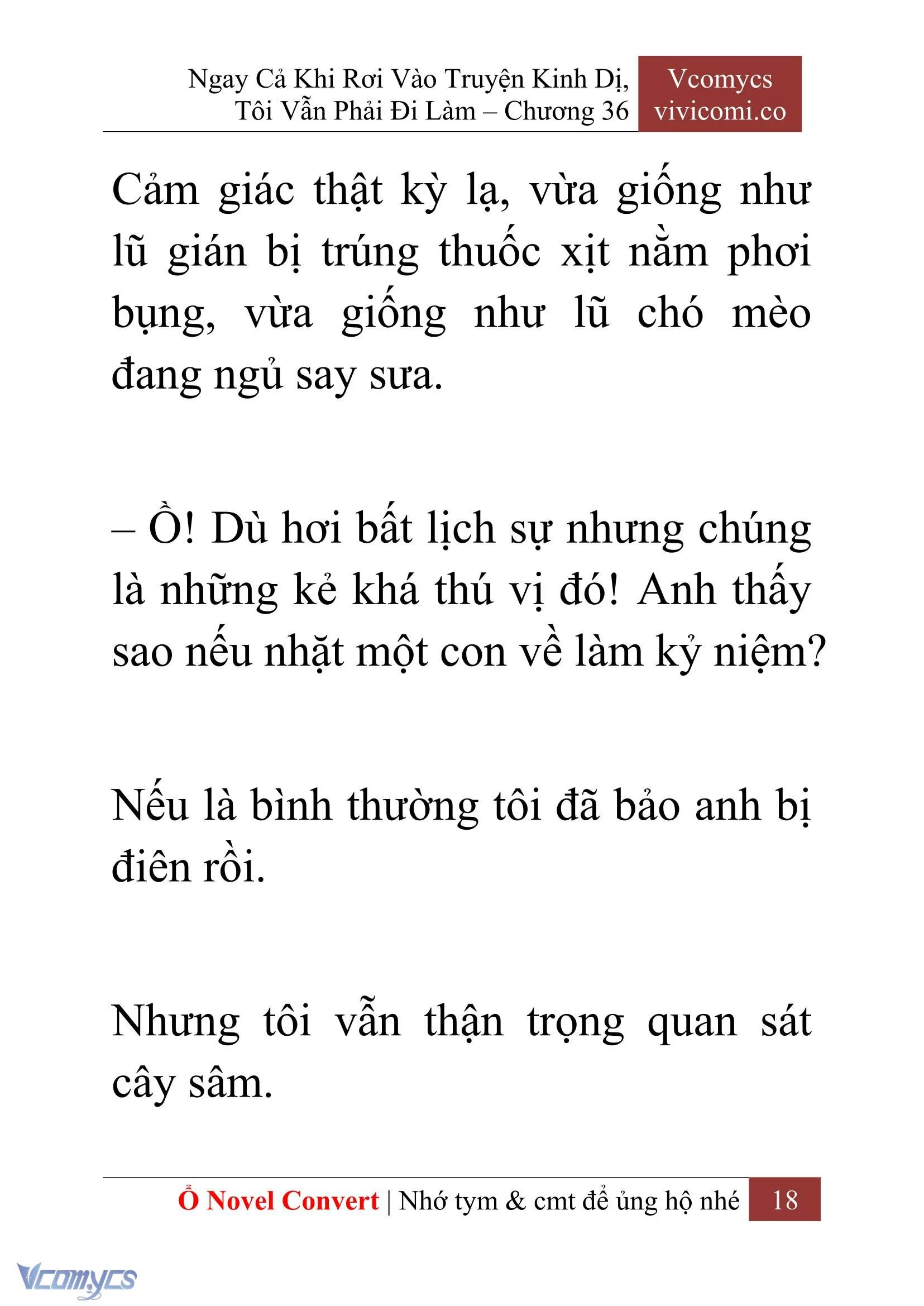 [Novel] Ngay Cả Khi Rơi Vào Truyện Kinh Dị, Tôi Vẫn Phải Đi Làm Chapter  36 - 20