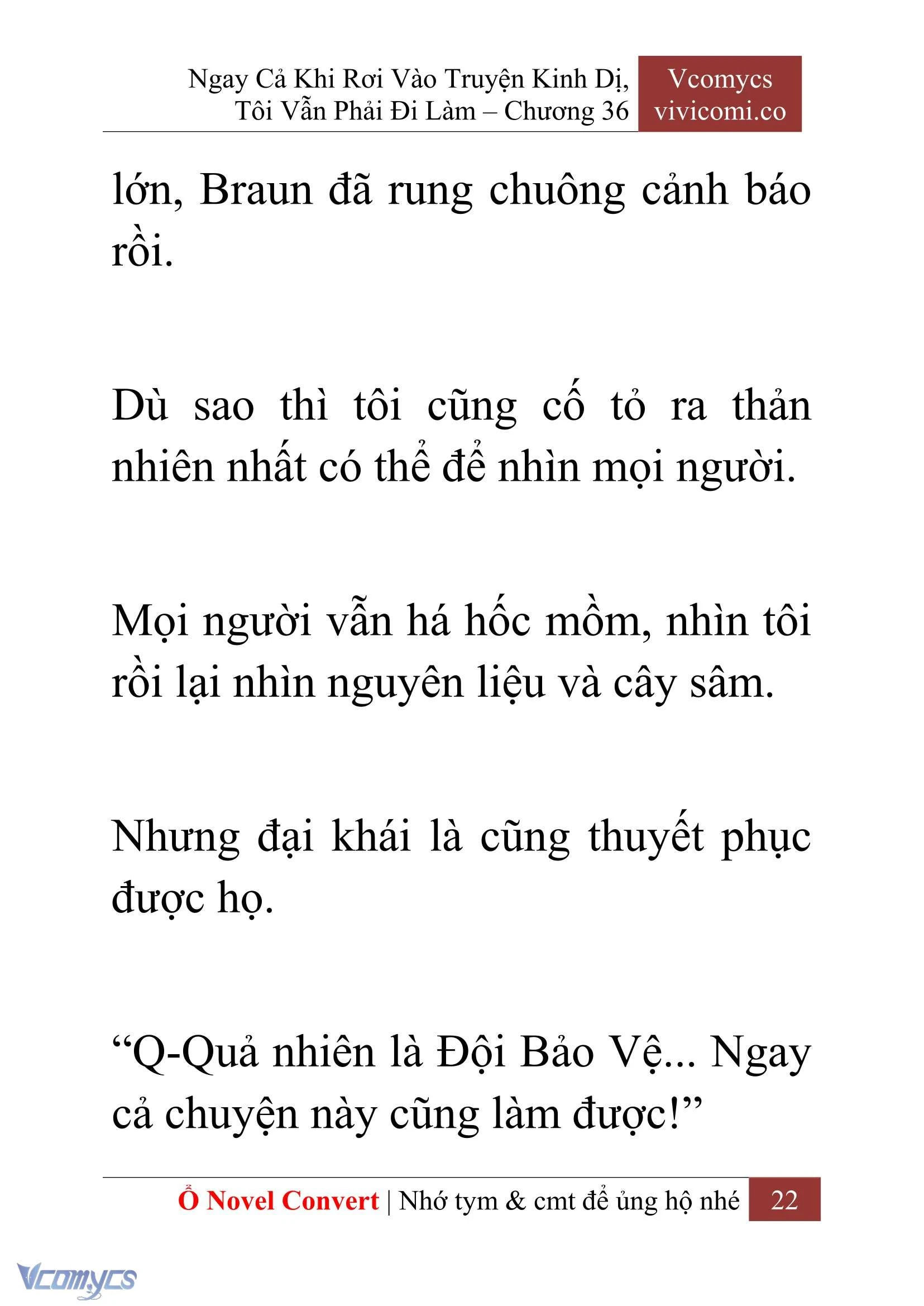 [Novel] Ngay Cả Khi Rơi Vào Truyện Kinh Dị, Tôi Vẫn Phải Đi Làm Chapter  36 - 24