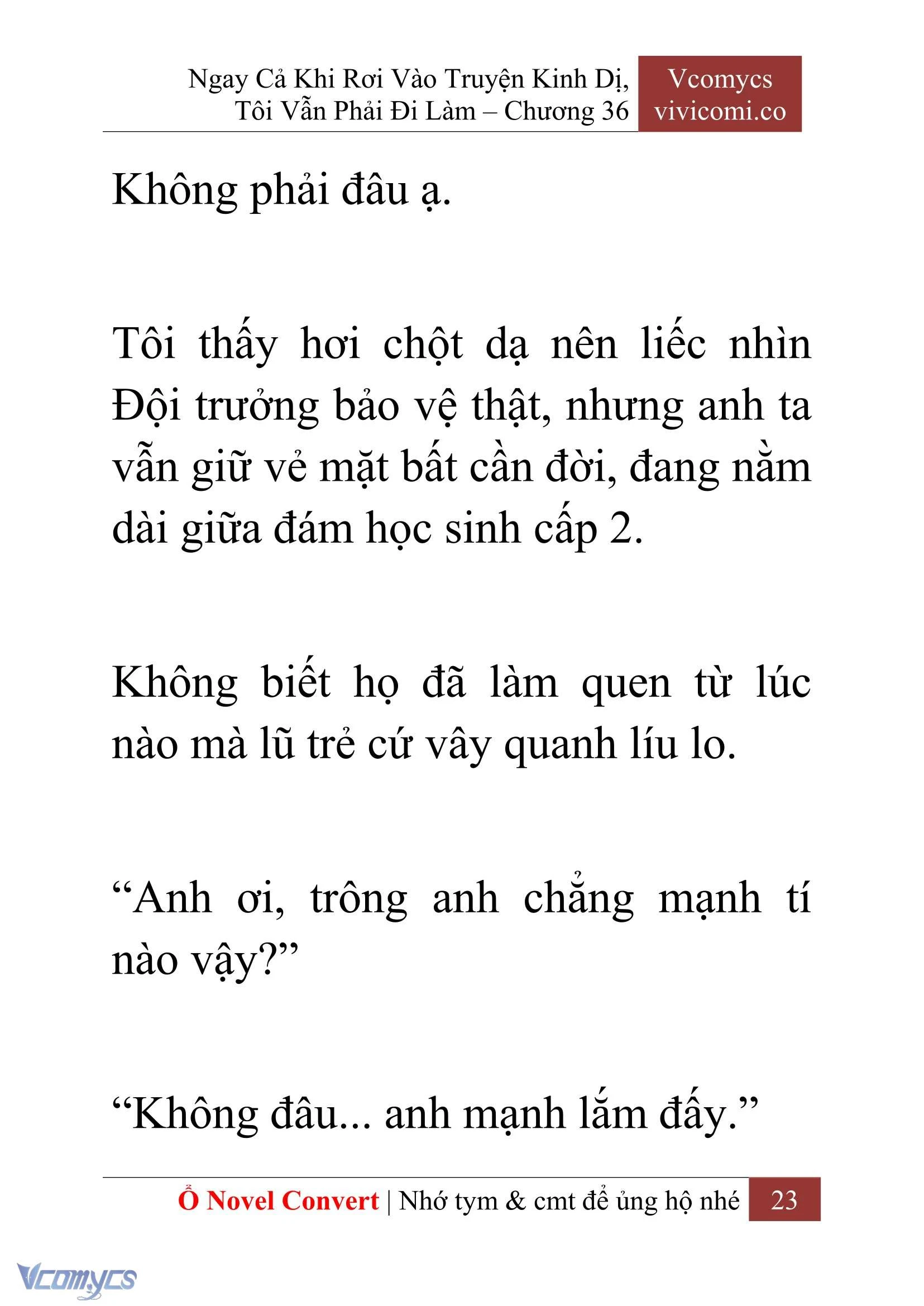 [Novel] Ngay Cả Khi Rơi Vào Truyện Kinh Dị, Tôi Vẫn Phải Đi Làm Chapter  36 - 25