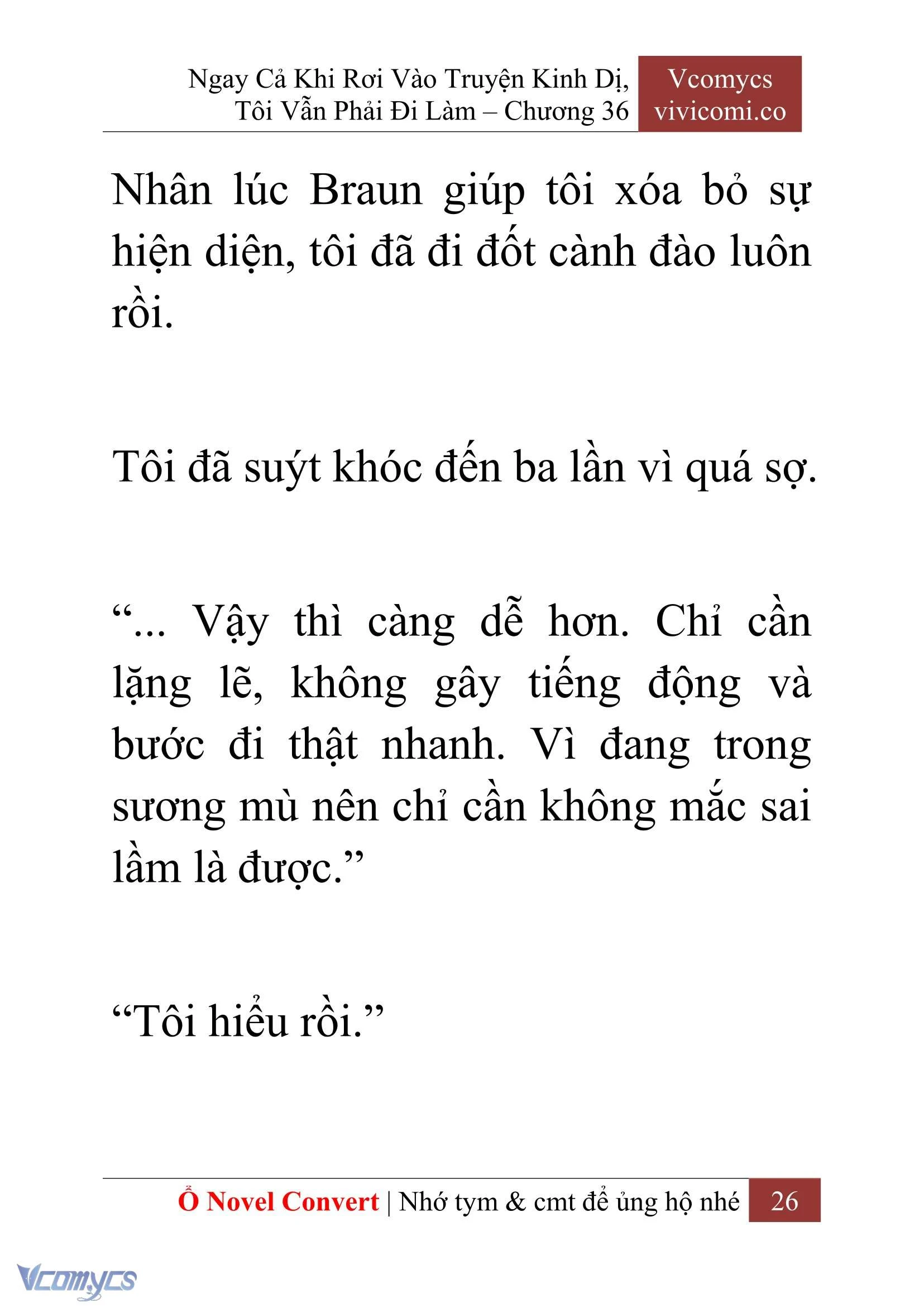 [Novel] Ngay Cả Khi Rơi Vào Truyện Kinh Dị, Tôi Vẫn Phải Đi Làm Chapter  36 - 28