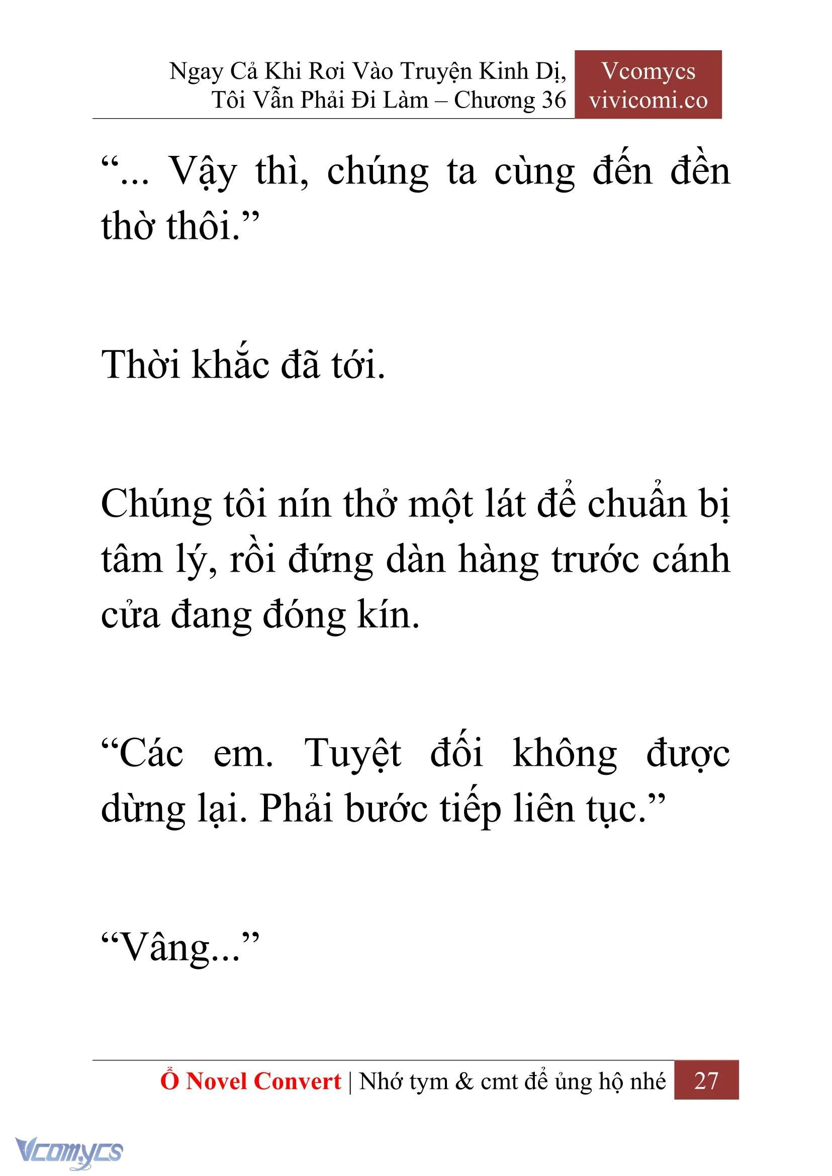 [Novel] Ngay Cả Khi Rơi Vào Truyện Kinh Dị, Tôi Vẫn Phải Đi Làm Chapter  36 - 29