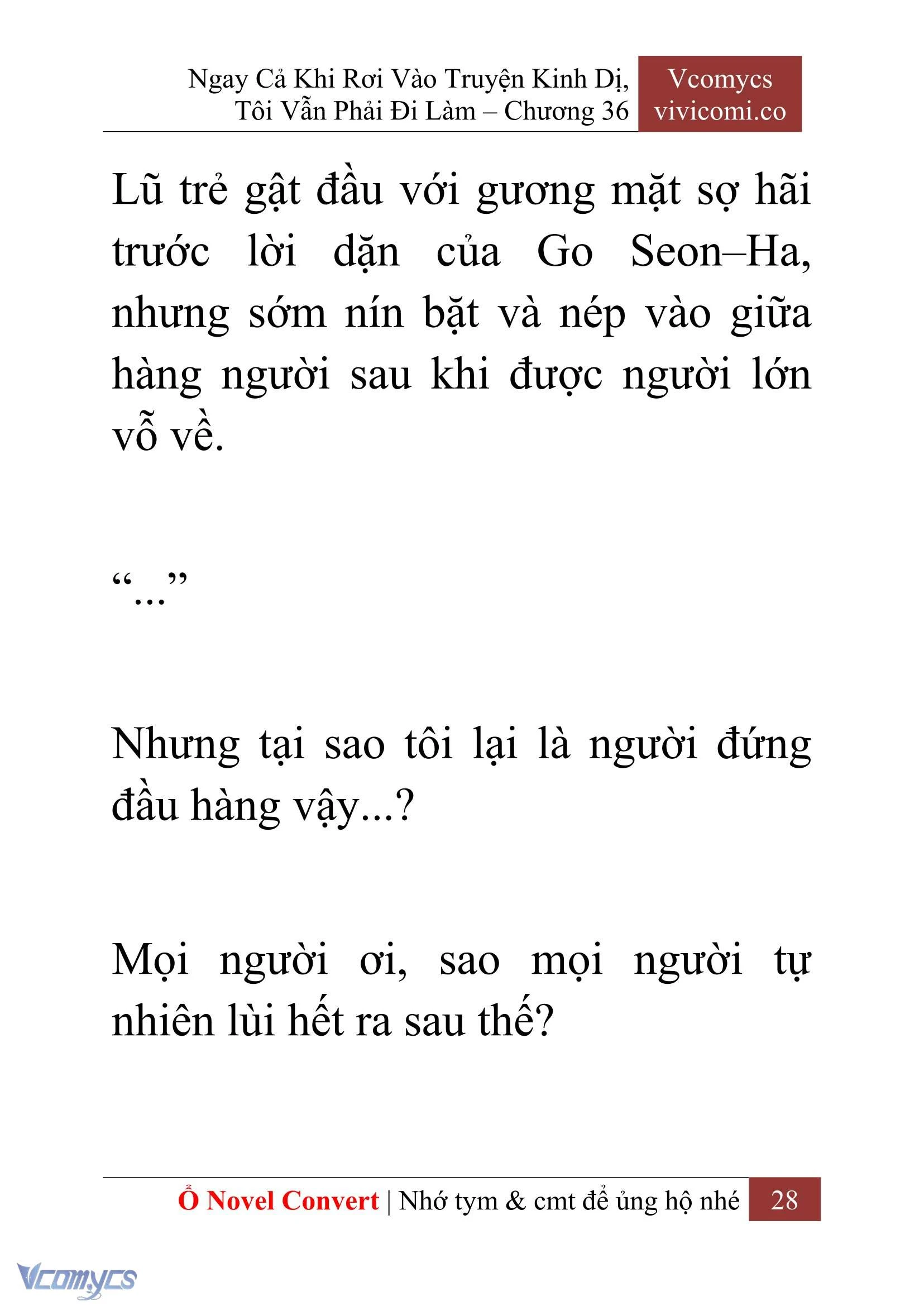 [Novel] Ngay Cả Khi Rơi Vào Truyện Kinh Dị, Tôi Vẫn Phải Đi Làm Chapter  36 - 30