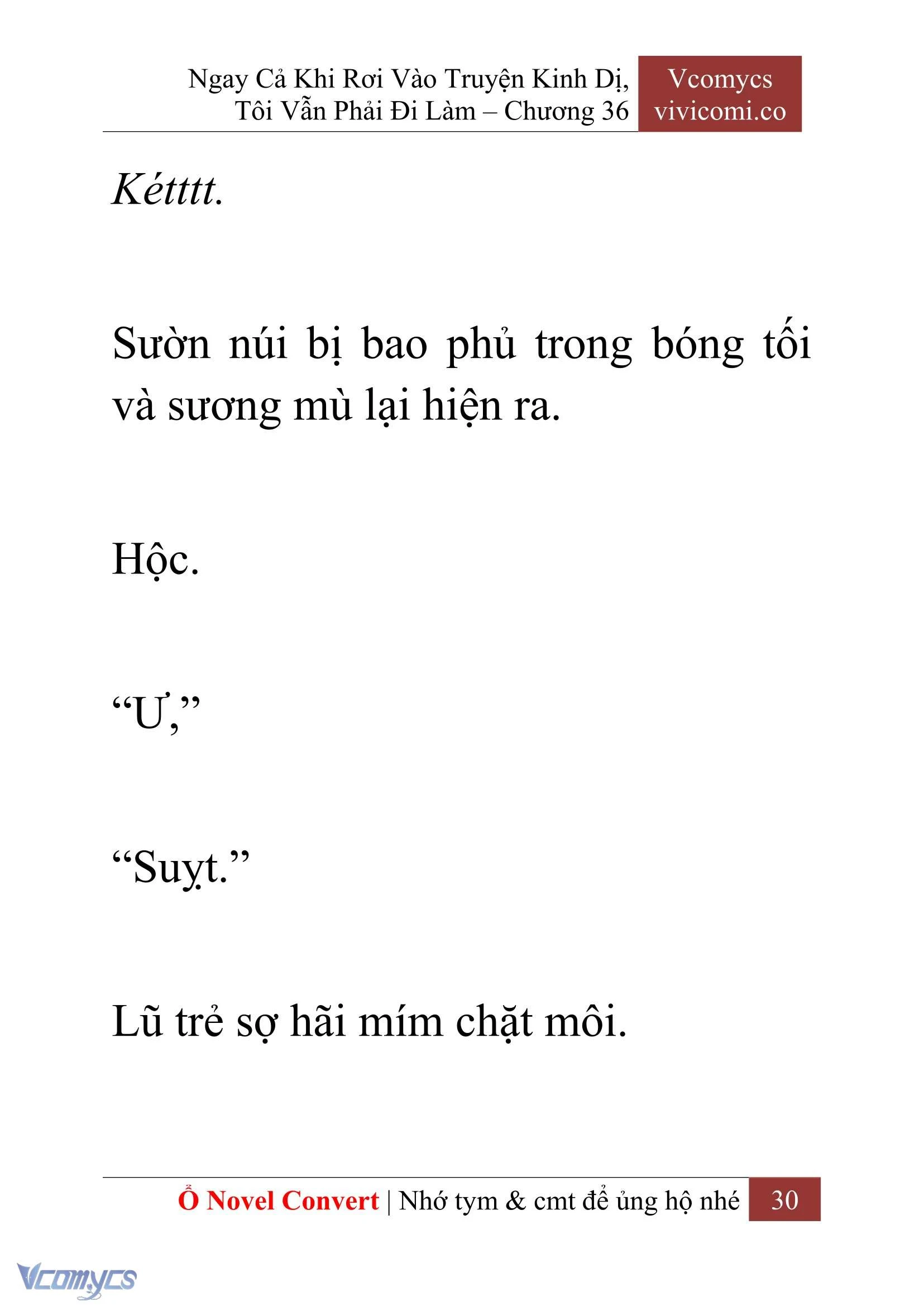 [Novel] Ngay Cả Khi Rơi Vào Truyện Kinh Dị, Tôi Vẫn Phải Đi Làm Chapter  36 - 32