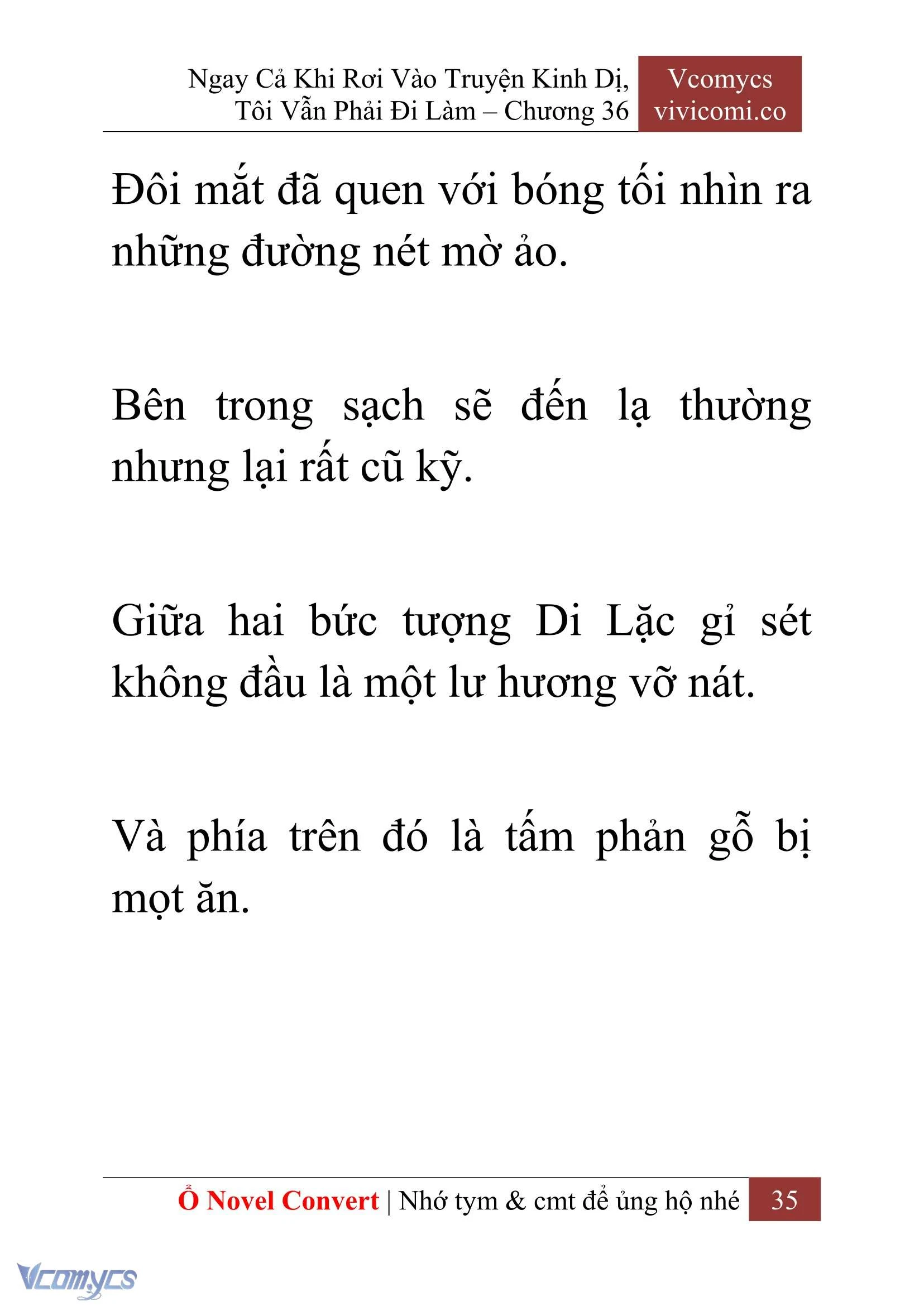 [Novel] Ngay Cả Khi Rơi Vào Truyện Kinh Dị, Tôi Vẫn Phải Đi Làm Chapter  36 - 37