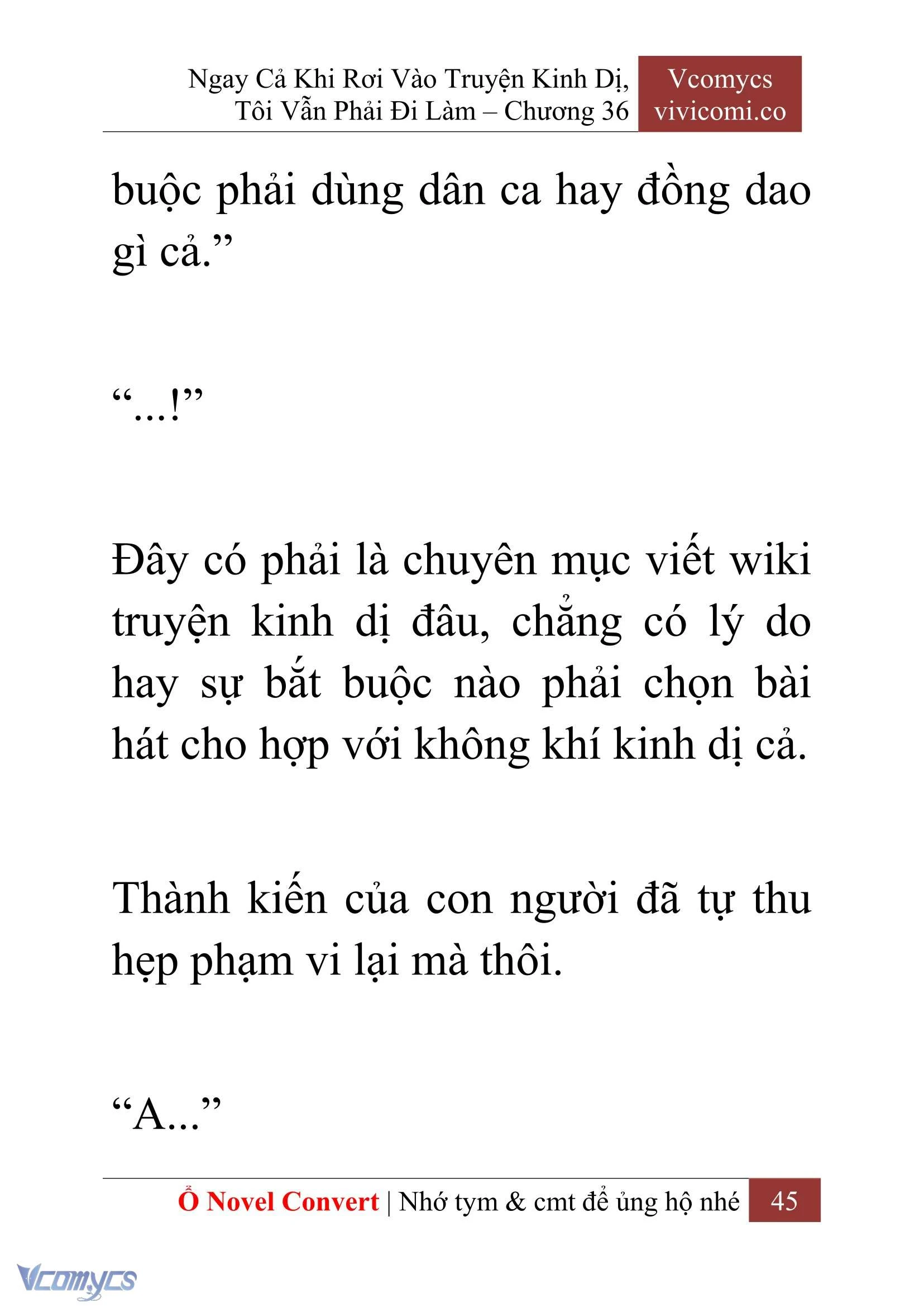[Novel] Ngay Cả Khi Rơi Vào Truyện Kinh Dị, Tôi Vẫn Phải Đi Làm Chapter  36 - 47