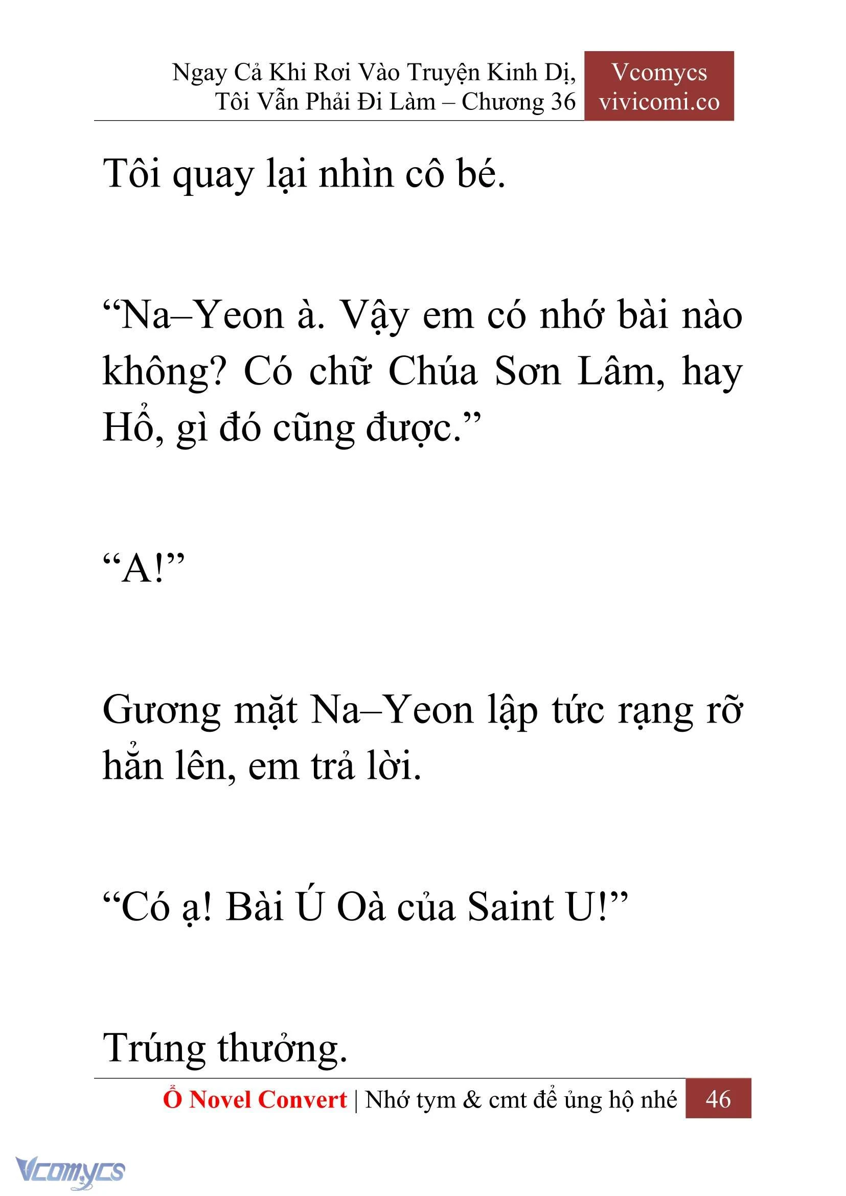[Novel] Ngay Cả Khi Rơi Vào Truyện Kinh Dị, Tôi Vẫn Phải Đi Làm Chapter  36 - 48