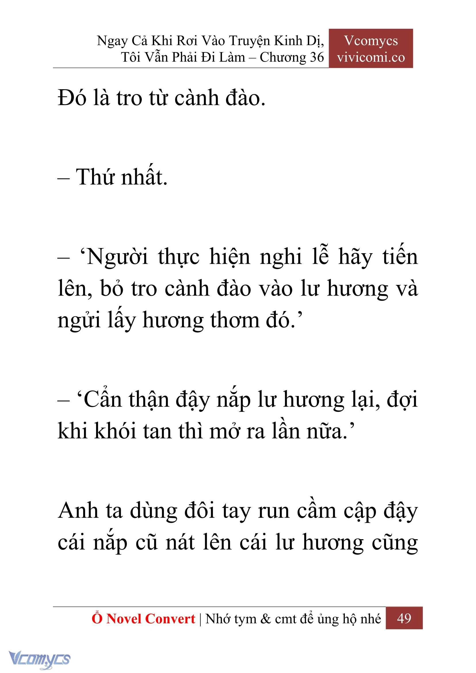 [Novel] Ngay Cả Khi Rơi Vào Truyện Kinh Dị, Tôi Vẫn Phải Đi Làm Chapter  36 - 51