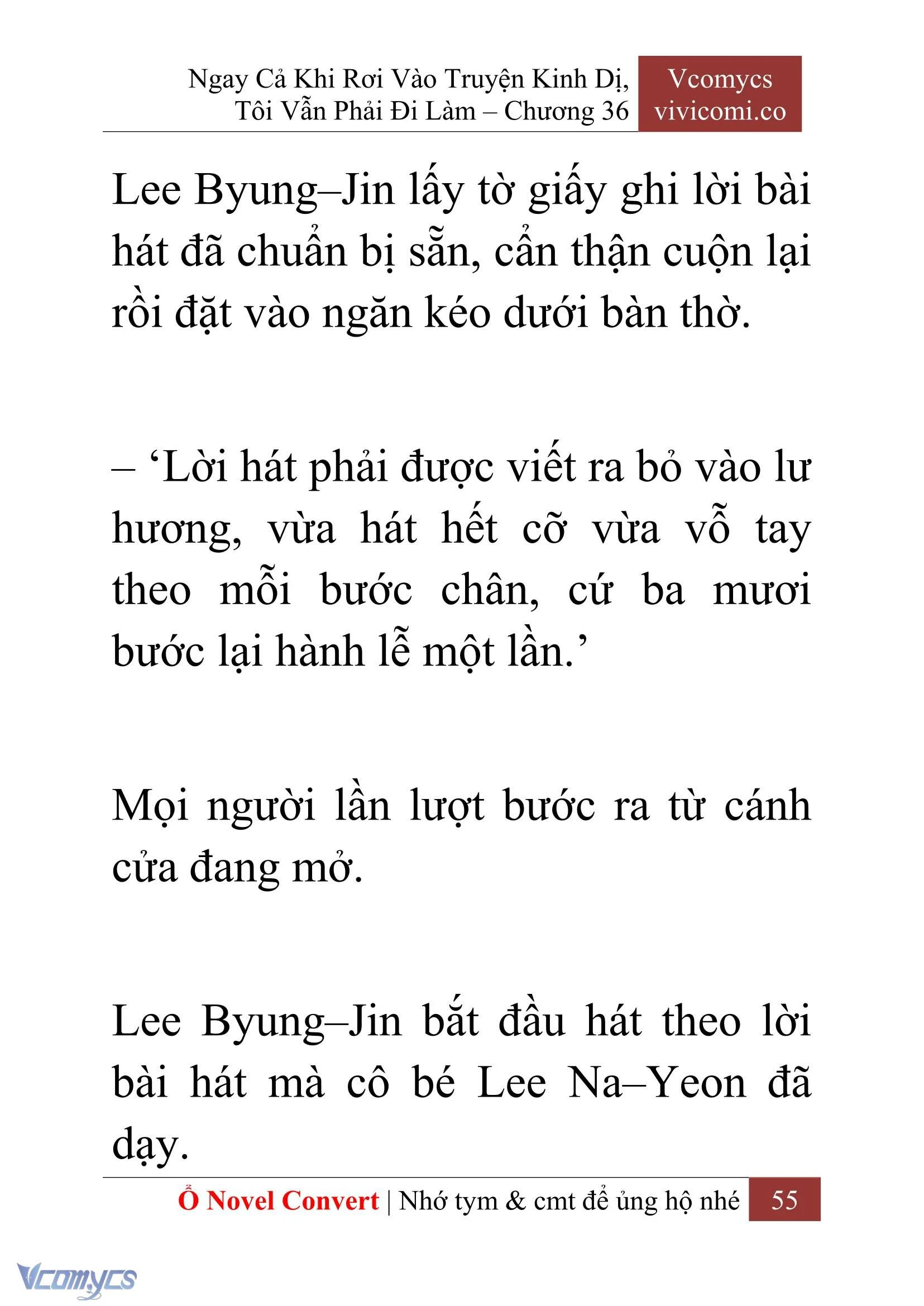 [Novel] Ngay Cả Khi Rơi Vào Truyện Kinh Dị, Tôi Vẫn Phải Đi Làm Chapter  36 - 57