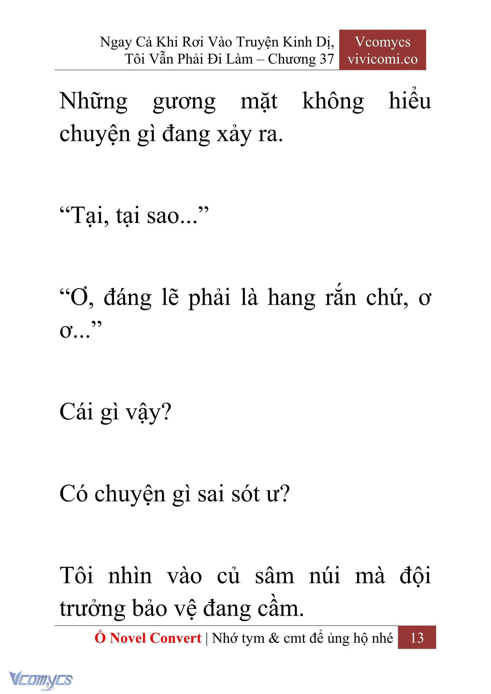 [Novel] Ngay Cả Khi Rơi Vào Truyện Kinh Dị, Tôi Vẫn Phải Đi Làm Chapter  37 - 15