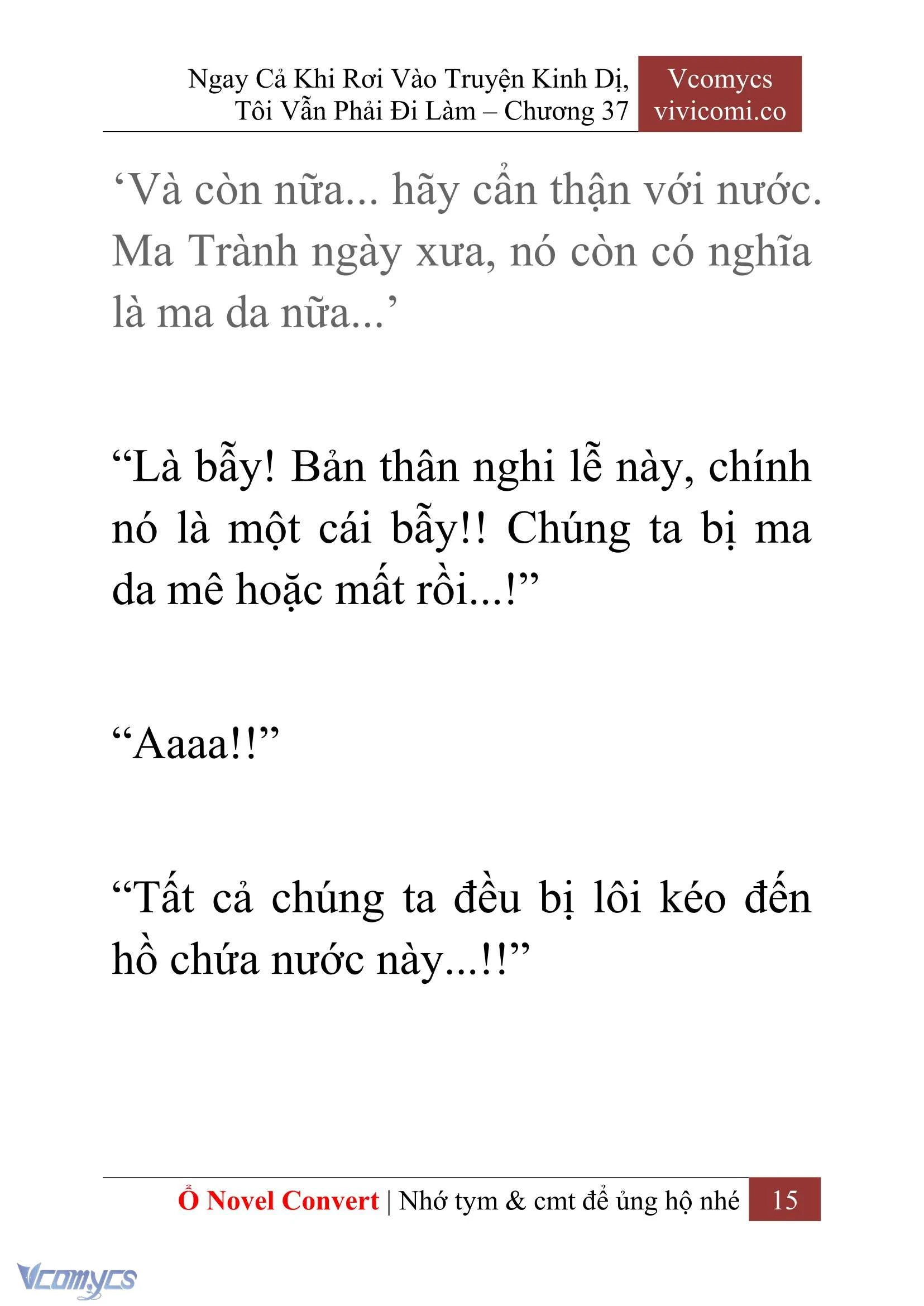 [Novel] Ngay Cả Khi Rơi Vào Truyện Kinh Dị, Tôi Vẫn Phải Đi Làm Chapter  37 - 17