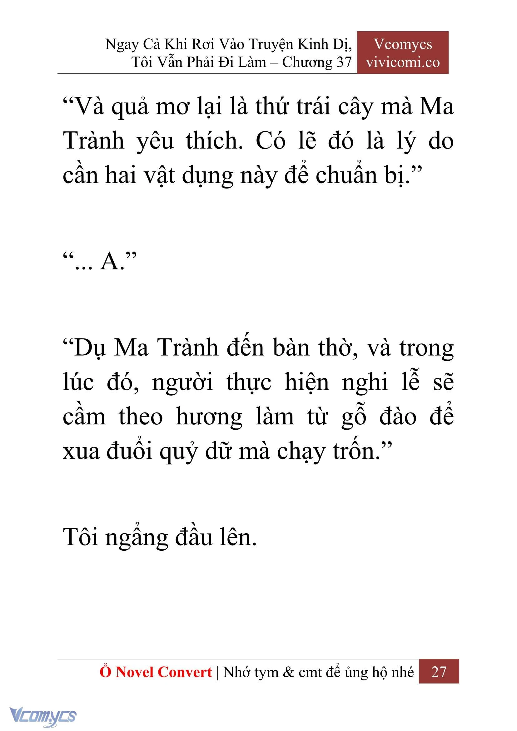 [Novel] Ngay Cả Khi Rơi Vào Truyện Kinh Dị, Tôi Vẫn Phải Đi Làm Chapter  37 - 29