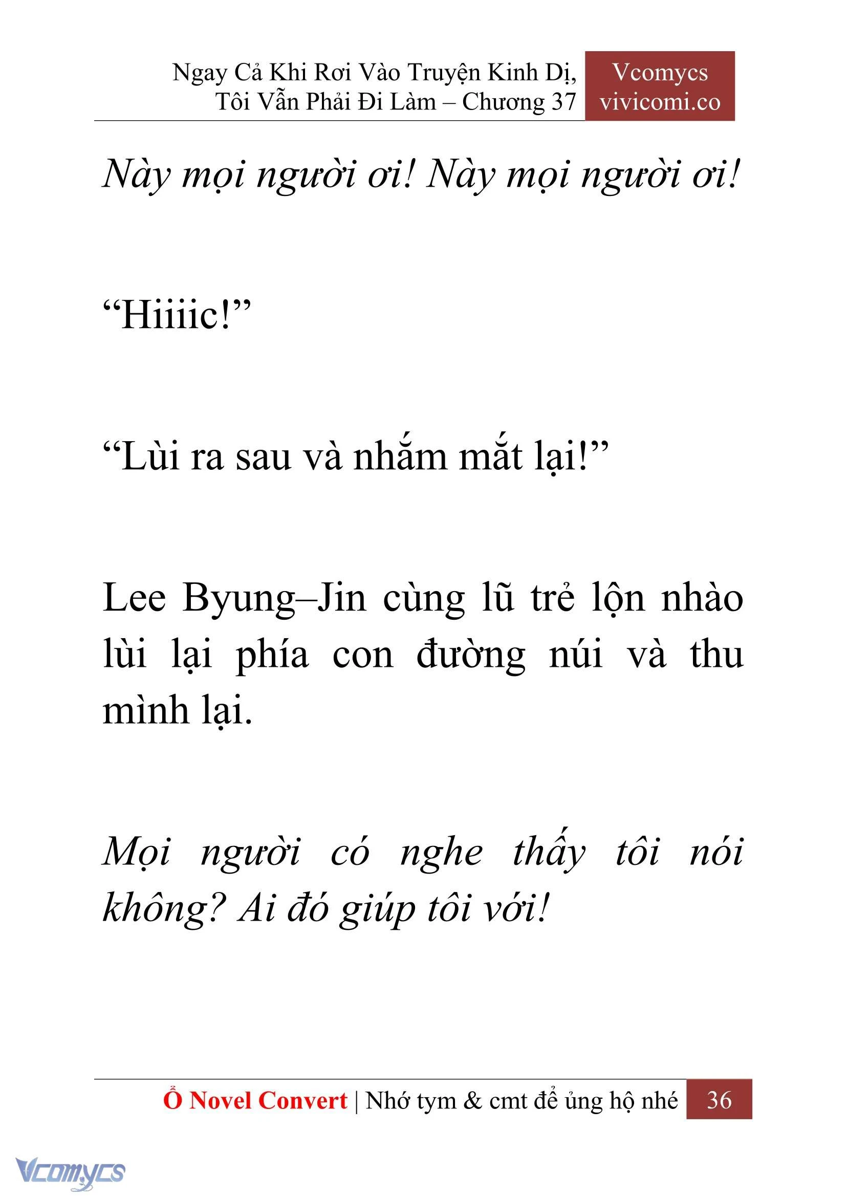 [Novel] Ngay Cả Khi Rơi Vào Truyện Kinh Dị, Tôi Vẫn Phải Đi Làm Chapter  37 - 38