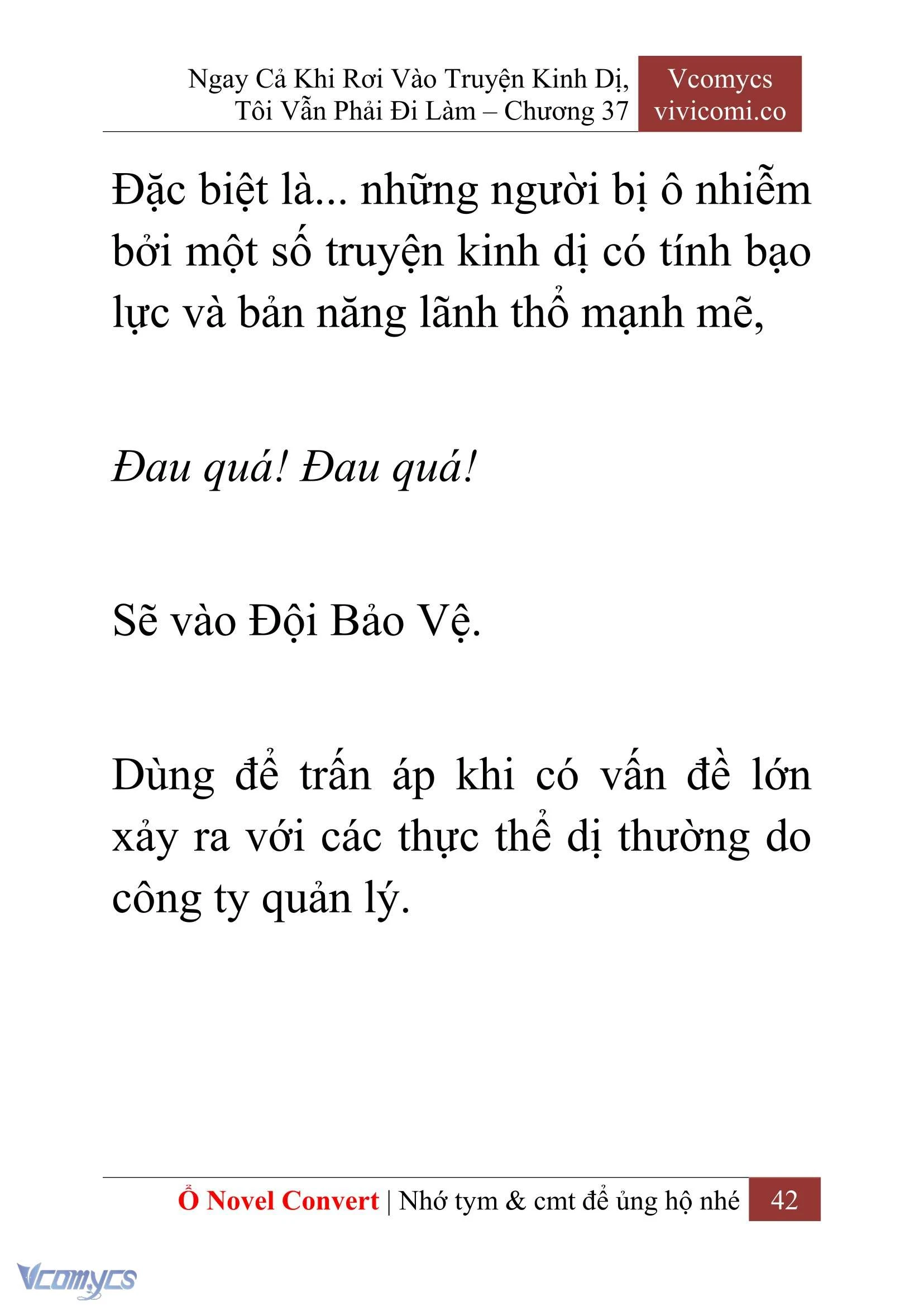 [Novel] Ngay Cả Khi Rơi Vào Truyện Kinh Dị, Tôi Vẫn Phải Đi Làm Chapter  37 - 44