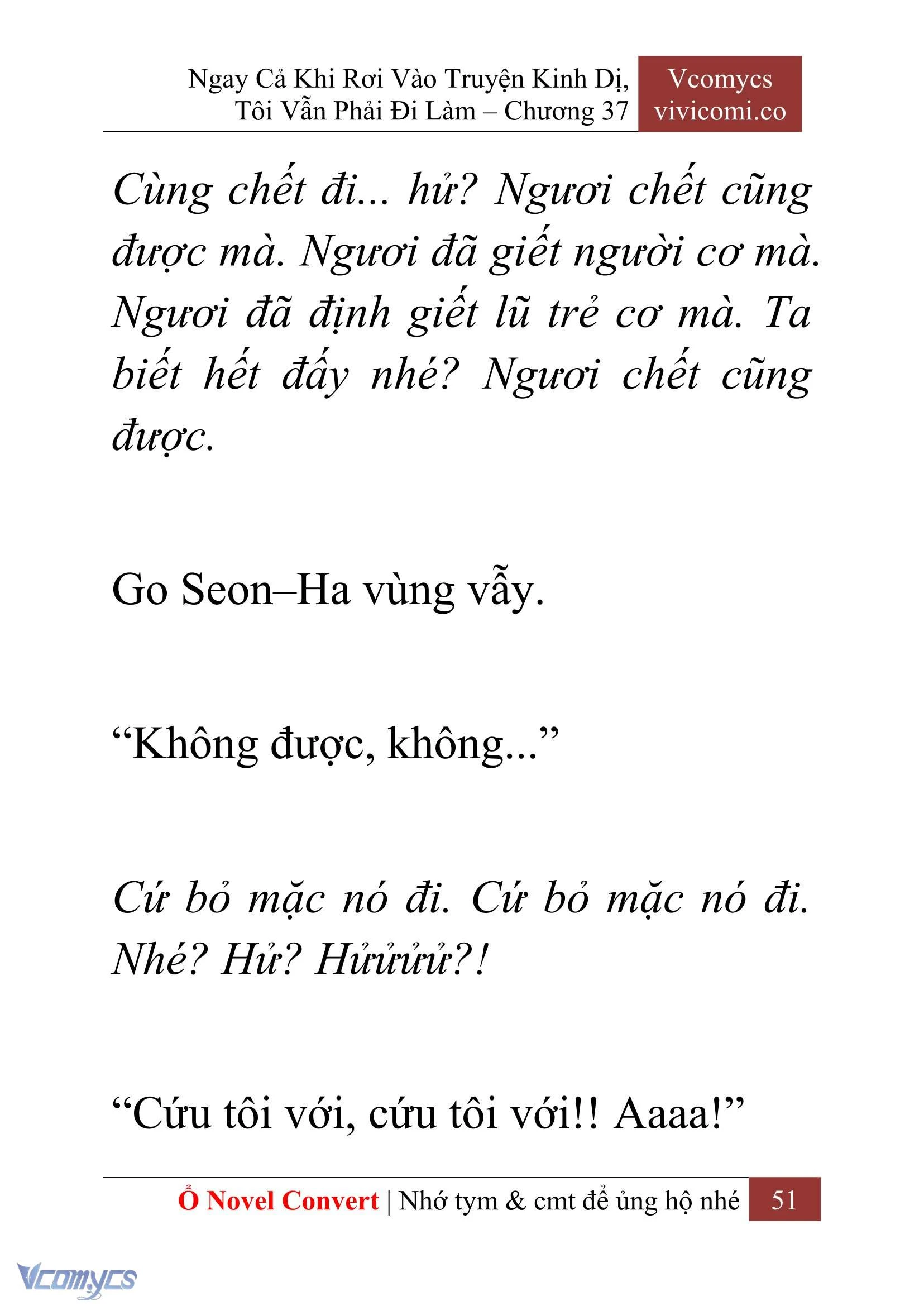 [Novel] Ngay Cả Khi Rơi Vào Truyện Kinh Dị, Tôi Vẫn Phải Đi Làm Chapter  37 - 53