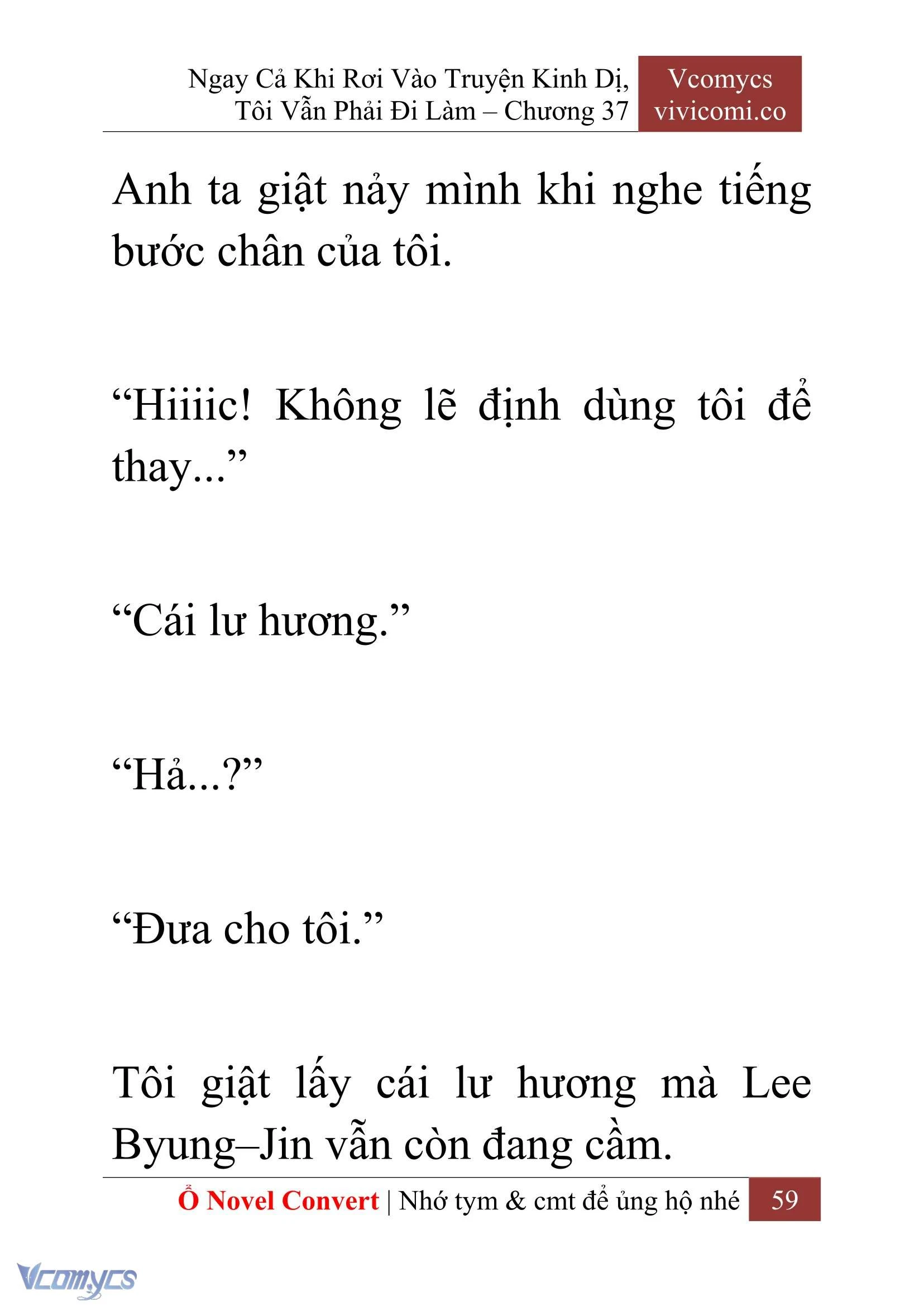 [Novel] Ngay Cả Khi Rơi Vào Truyện Kinh Dị, Tôi Vẫn Phải Đi Làm Chapter  37 - 61