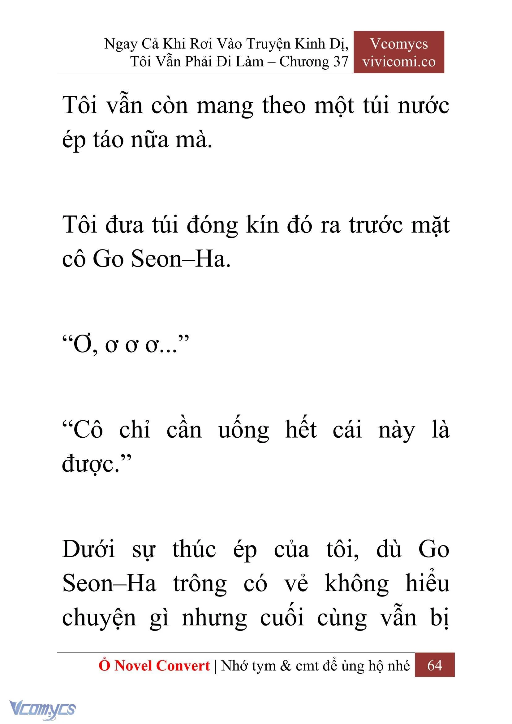 [Novel] Ngay Cả Khi Rơi Vào Truyện Kinh Dị, Tôi Vẫn Phải Đi Làm Chapter  37 - 66