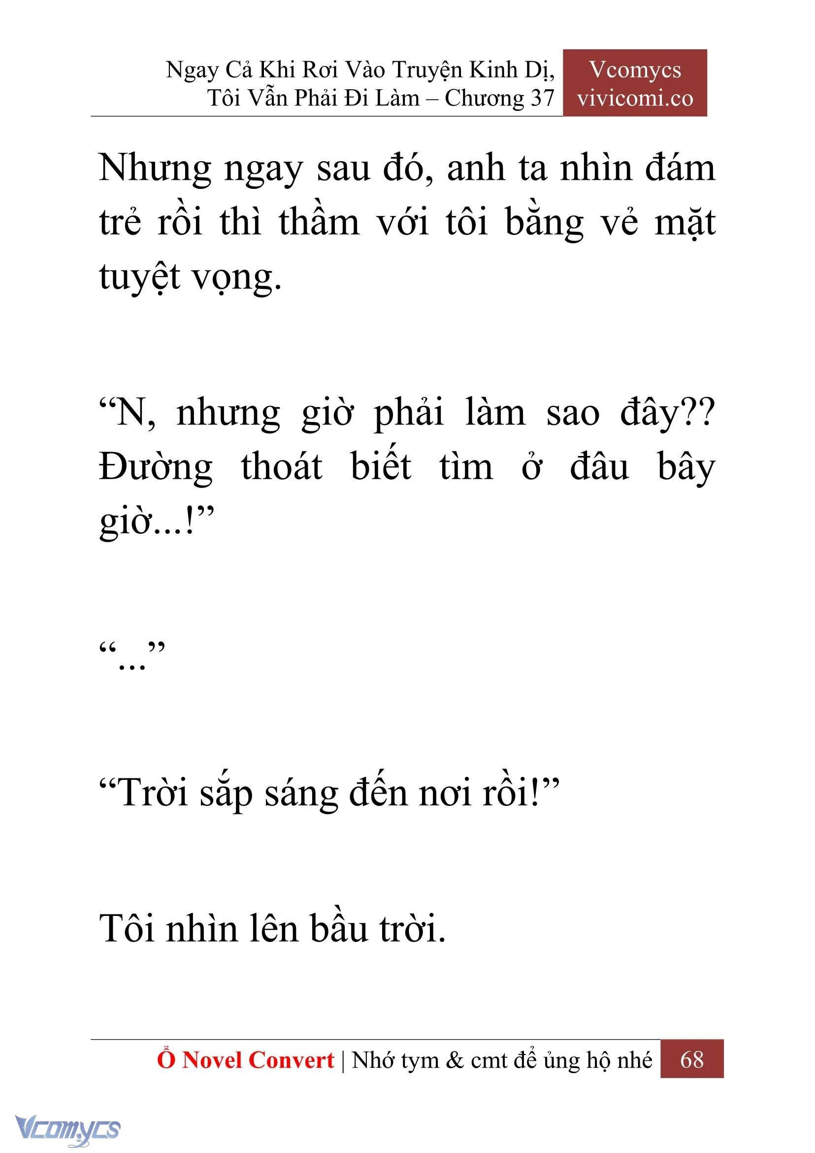 [Novel] Ngay Cả Khi Rơi Vào Truyện Kinh Dị, Tôi Vẫn Phải Đi Làm Chapter  37 - 70