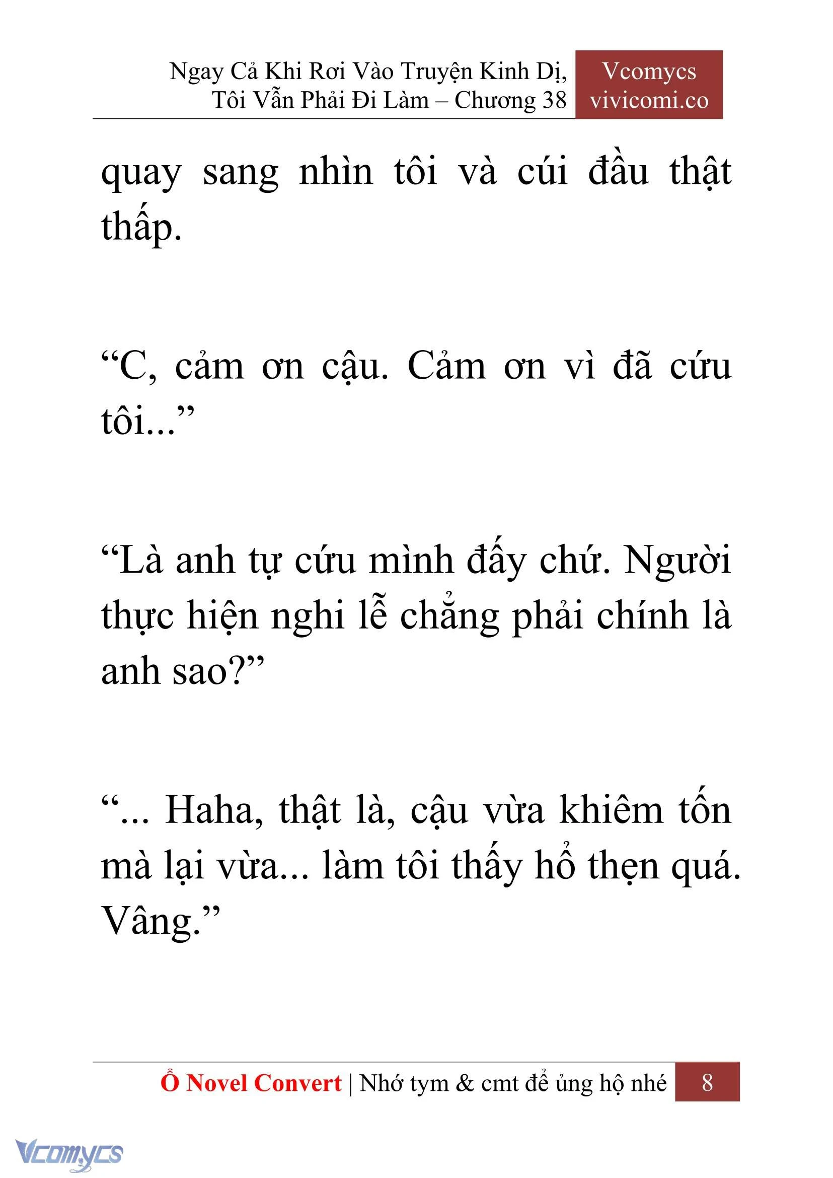 [Novel] Ngay Cả Khi Rơi Vào Truyện Kinh Dị, Tôi Vẫn Phải Đi Làm Chapter  38 - 10