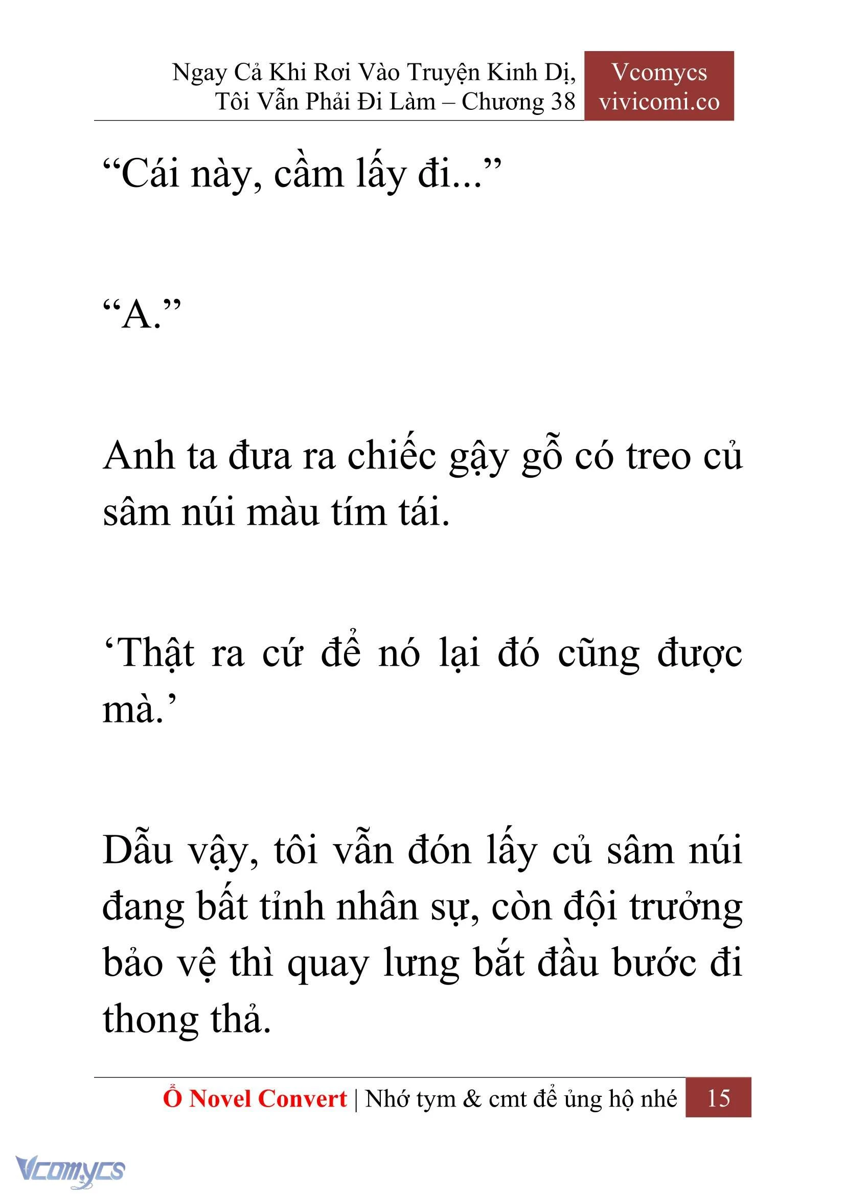 [Novel] Ngay Cả Khi Rơi Vào Truyện Kinh Dị, Tôi Vẫn Phải Đi Làm Chapter  38 - 17