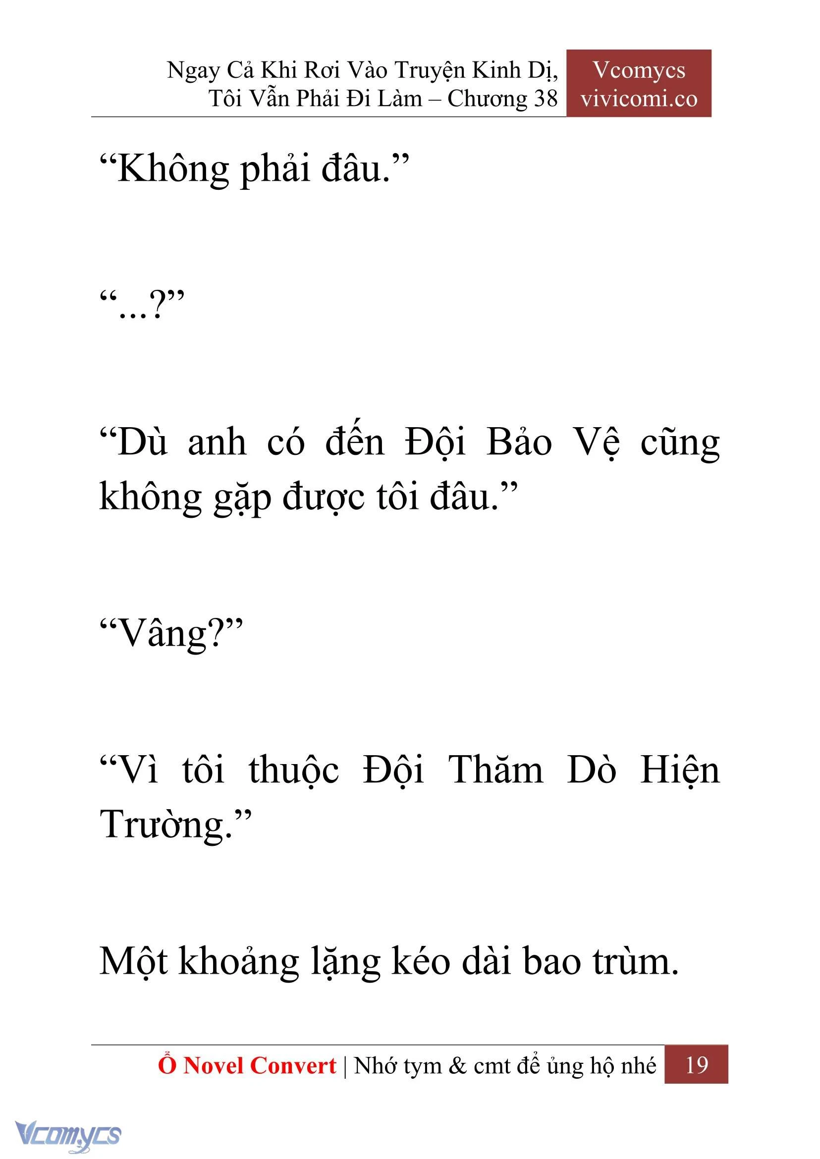 [Novel] Ngay Cả Khi Rơi Vào Truyện Kinh Dị, Tôi Vẫn Phải Đi Làm Chapter  38 - 21