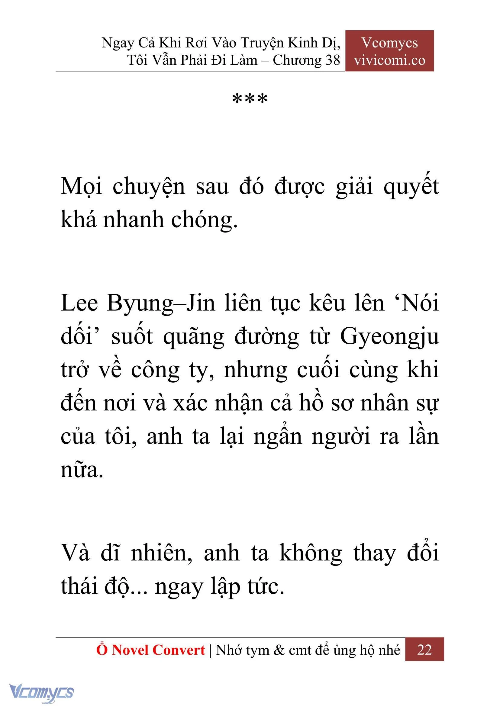 [Novel] Ngay Cả Khi Rơi Vào Truyện Kinh Dị, Tôi Vẫn Phải Đi Làm Chapter  38 - 24