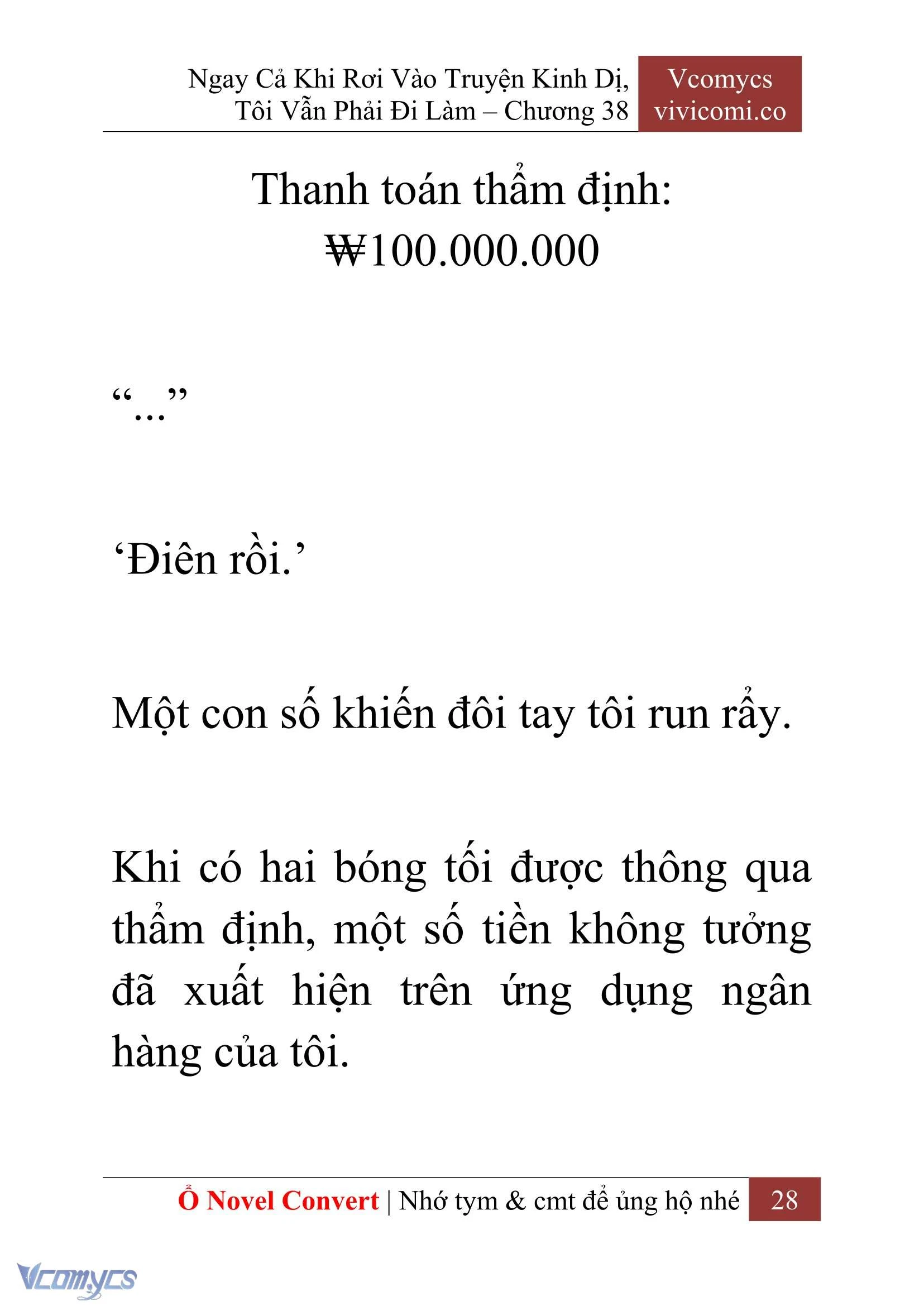 [Novel] Ngay Cả Khi Rơi Vào Truyện Kinh Dị, Tôi Vẫn Phải Đi Làm Chapter  38 - 30