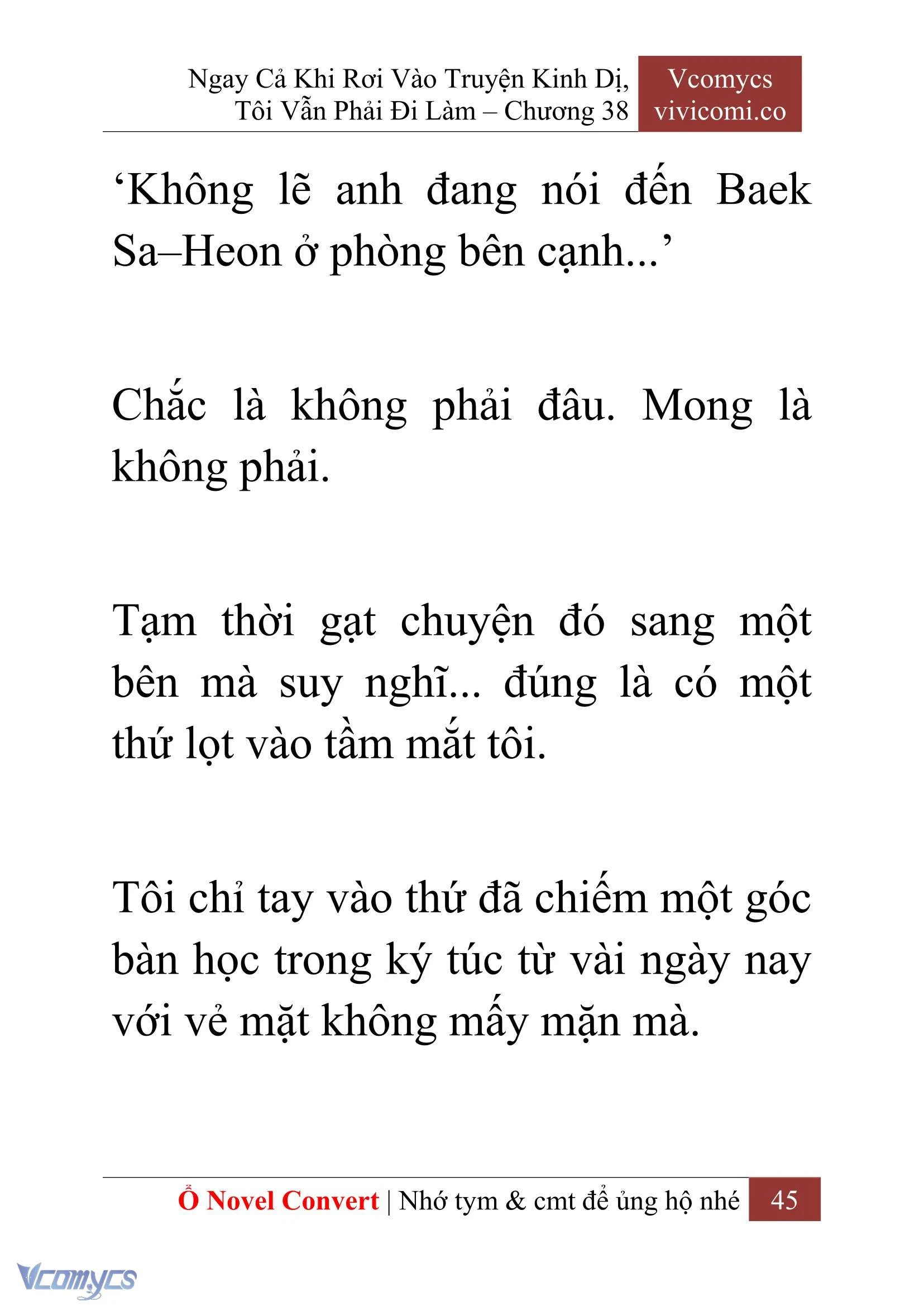 [Novel] Ngay Cả Khi Rơi Vào Truyện Kinh Dị, Tôi Vẫn Phải Đi Làm Chapter  38 - 47