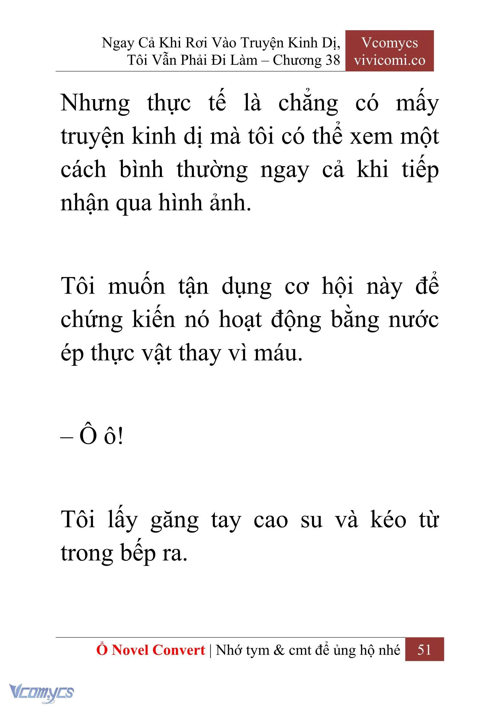 [Novel] Ngay Cả Khi Rơi Vào Truyện Kinh Dị, Tôi Vẫn Phải Đi Làm Chapter  38 - 53