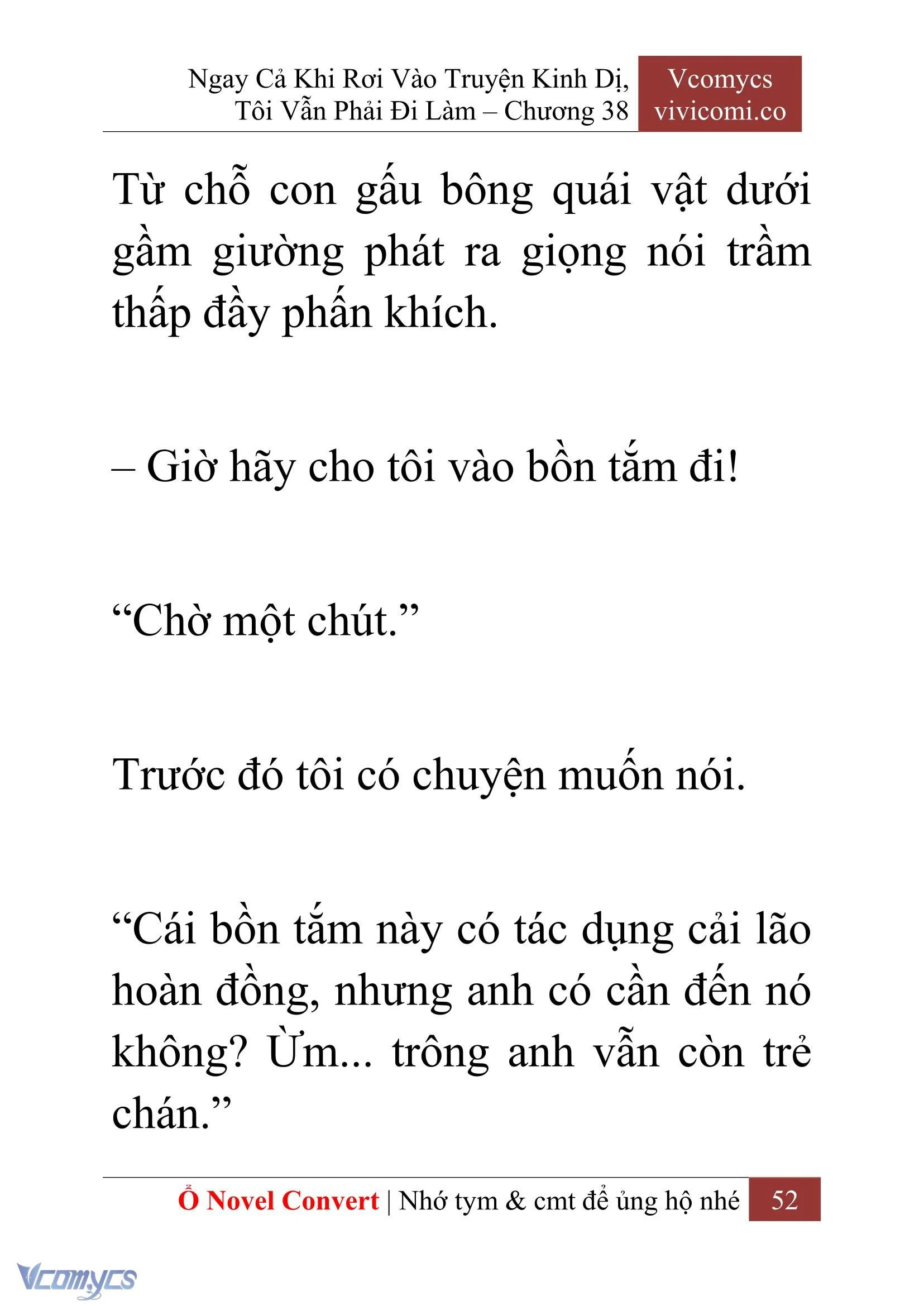 [Novel] Ngay Cả Khi Rơi Vào Truyện Kinh Dị, Tôi Vẫn Phải Đi Làm Chapter  38 - 54
