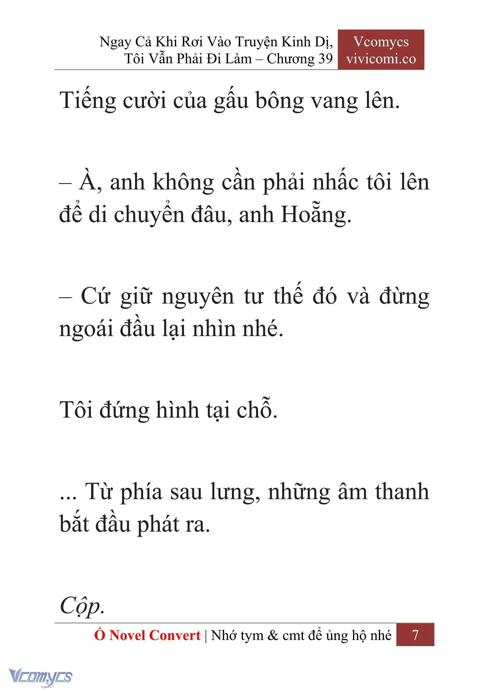 [Novel] Ngay Cả Khi Rơi Vào Truyện Kinh Dị, Tôi Vẫn Phải Đi Làm Chapter  39 - 9