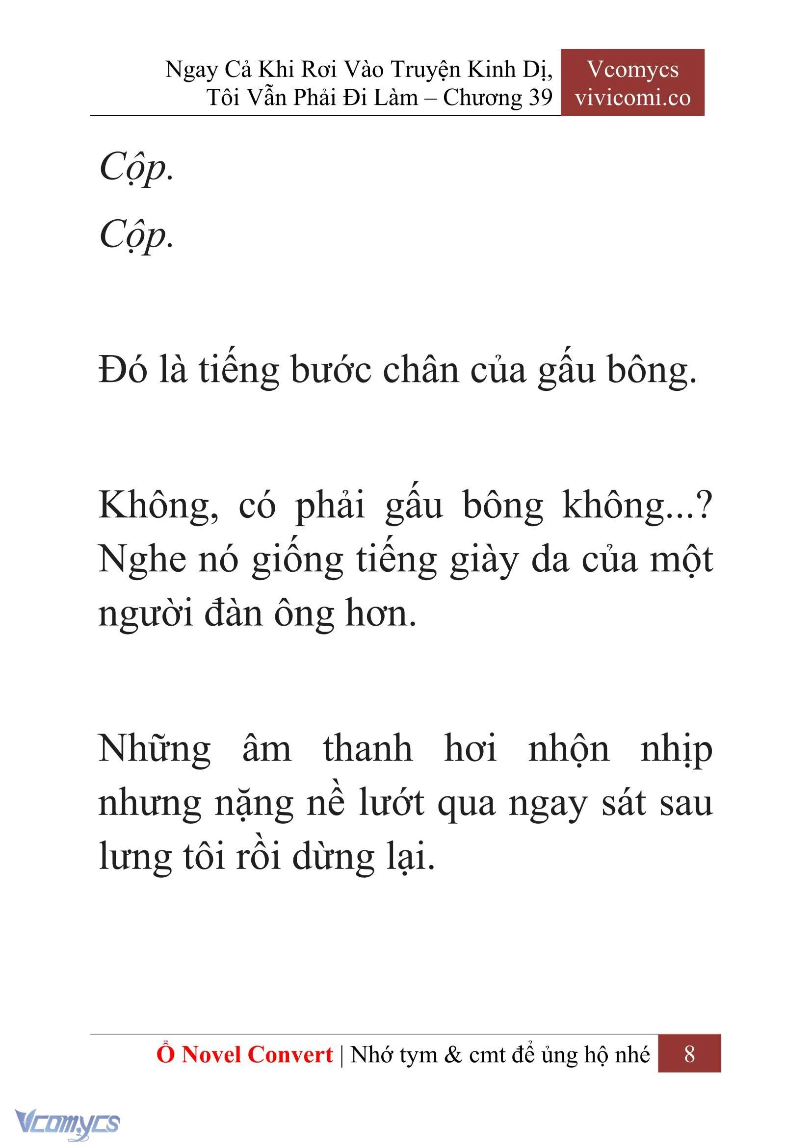 [Novel] Ngay Cả Khi Rơi Vào Truyện Kinh Dị, Tôi Vẫn Phải Đi Làm Chapter  39 - 10