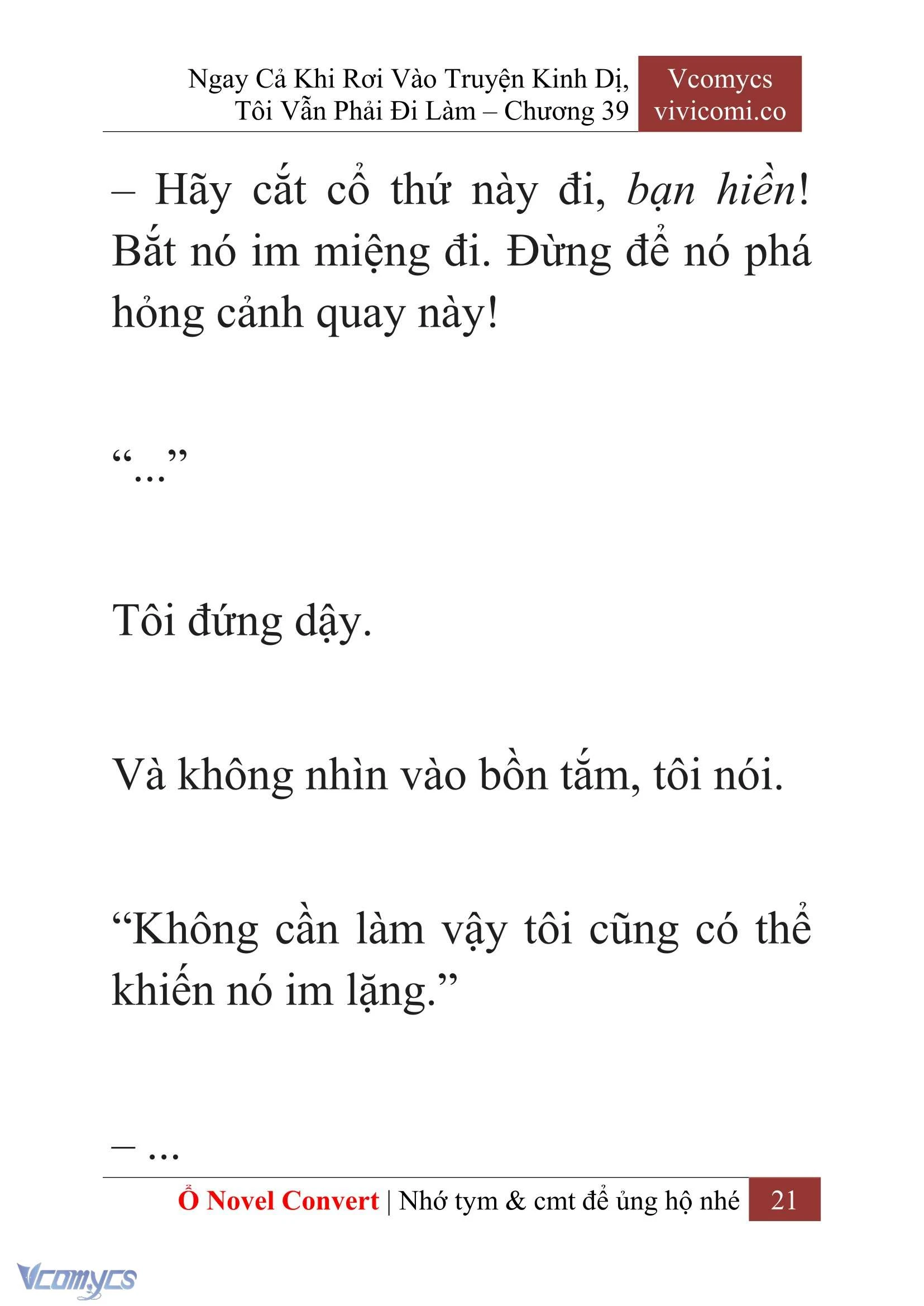 [Novel] Ngay Cả Khi Rơi Vào Truyện Kinh Dị, Tôi Vẫn Phải Đi Làm Chapter  39 - 23