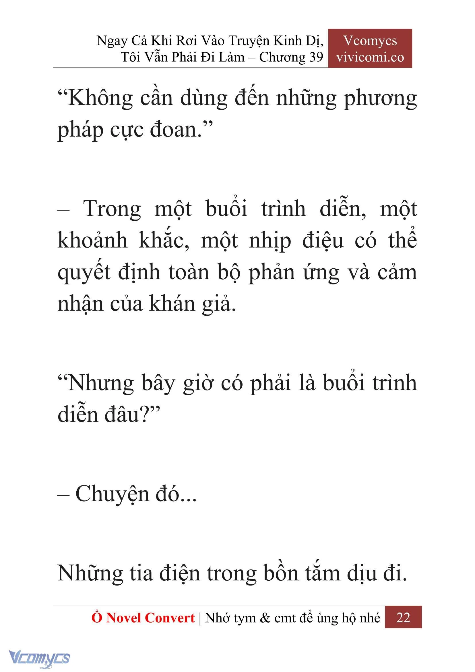 [Novel] Ngay Cả Khi Rơi Vào Truyện Kinh Dị, Tôi Vẫn Phải Đi Làm Chapter  39 - 24
