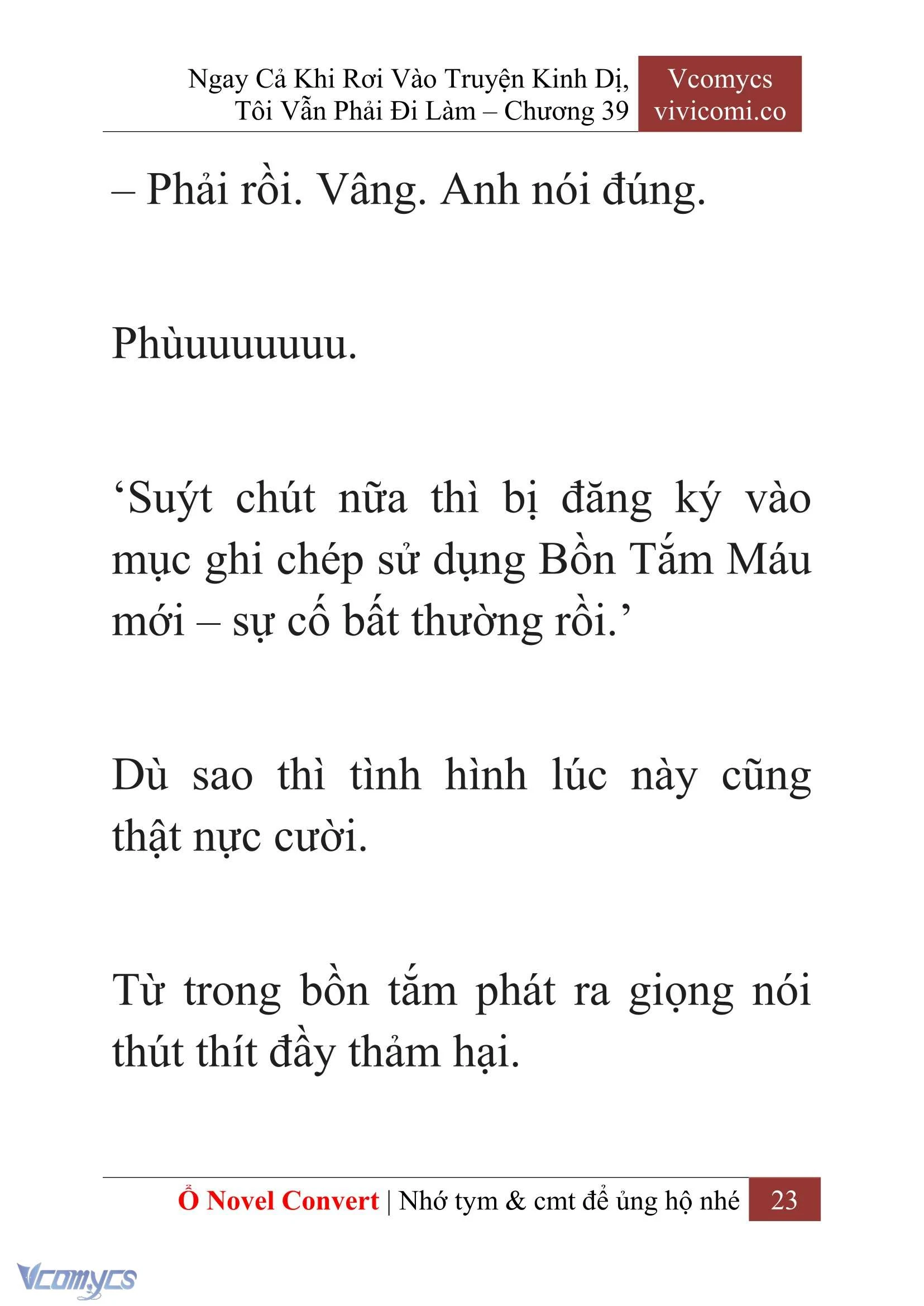 [Novel] Ngay Cả Khi Rơi Vào Truyện Kinh Dị, Tôi Vẫn Phải Đi Làm Chapter  39 - 25
